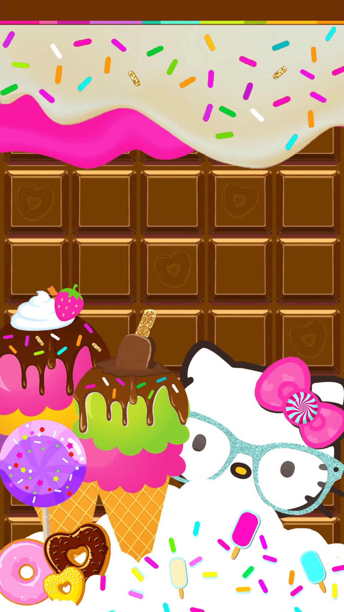 1160x2050 Dropbox Candyland. wallpaper. Hello kitty, Hello, Phone