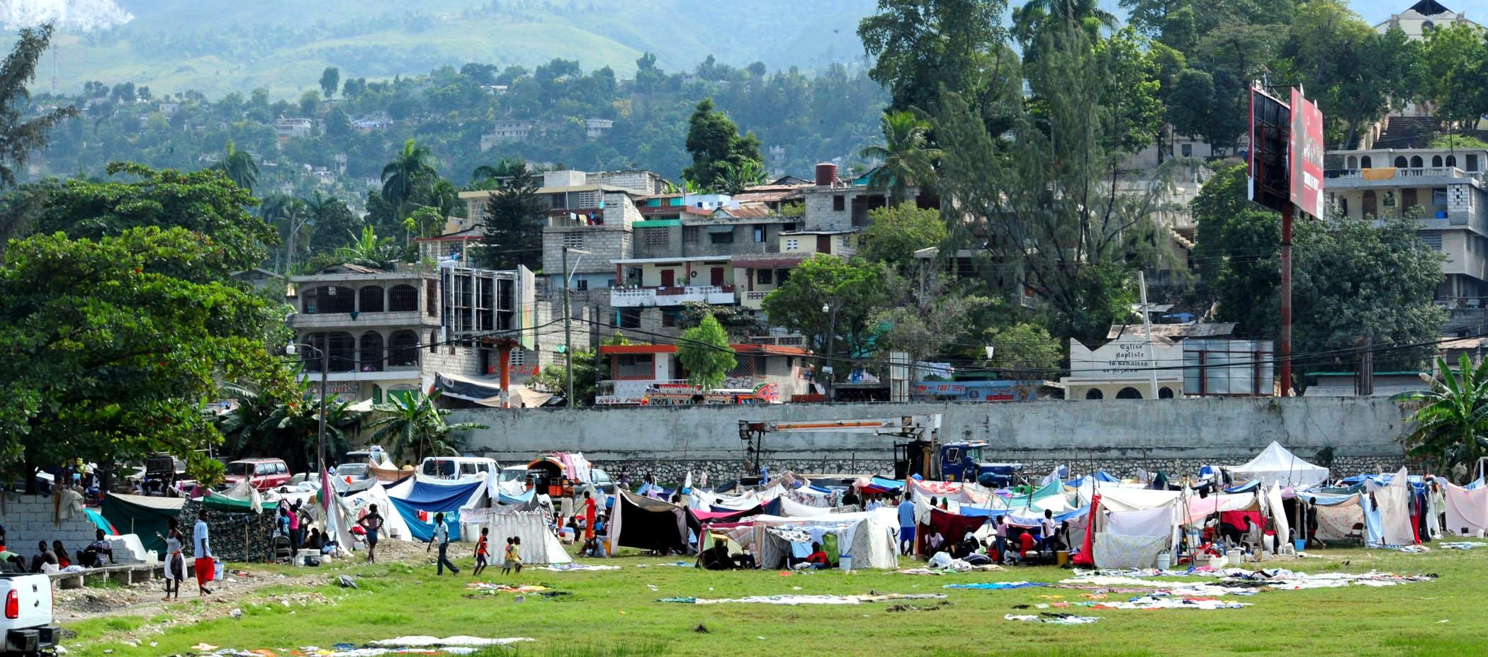 2100x930 Port Au Prince City HD Wallpaper And Photo, Dual Screen