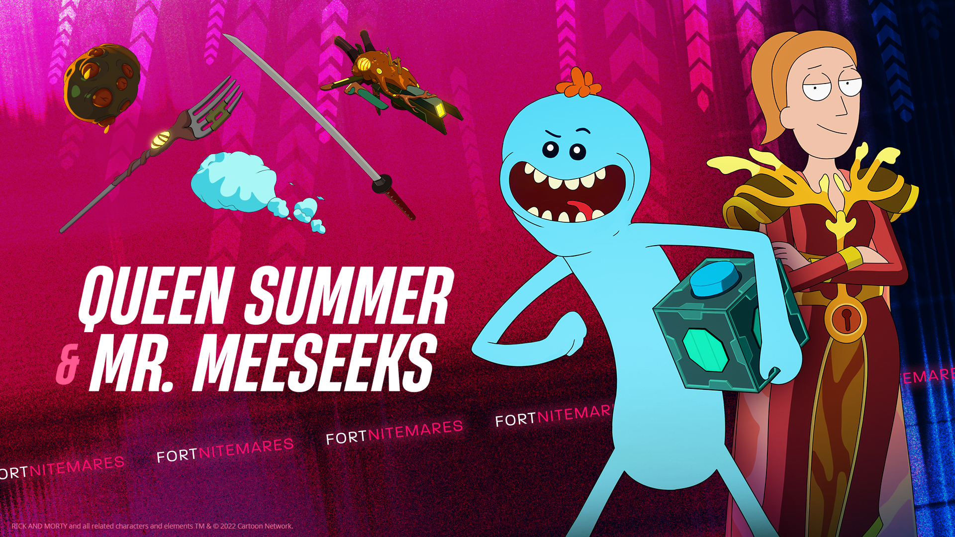 1920x1080 Mr. Meeseeks Fortnite wallpaper, Desktop