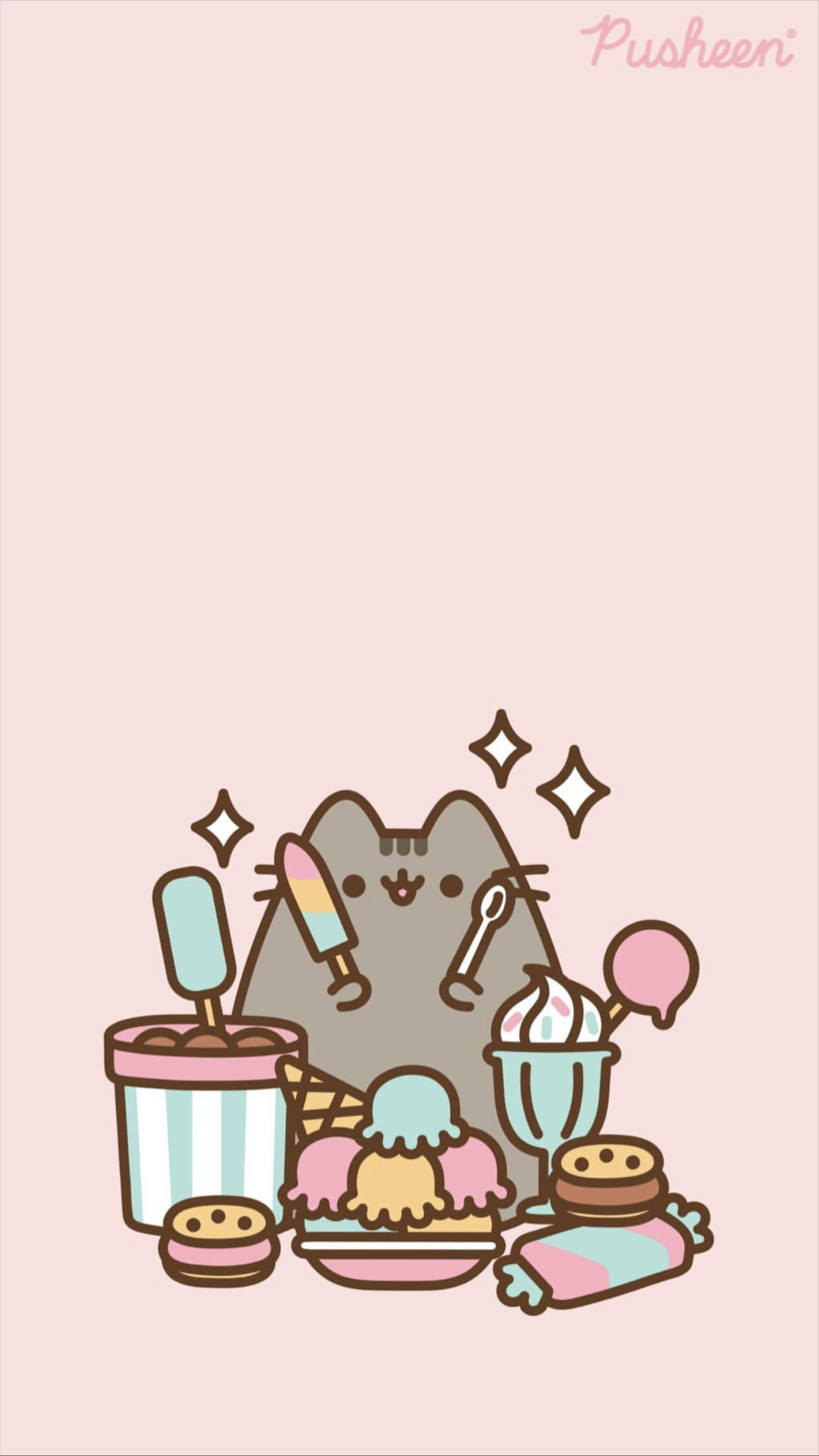 1250x2210 Pusheen Wallpaper Laptop, Phone