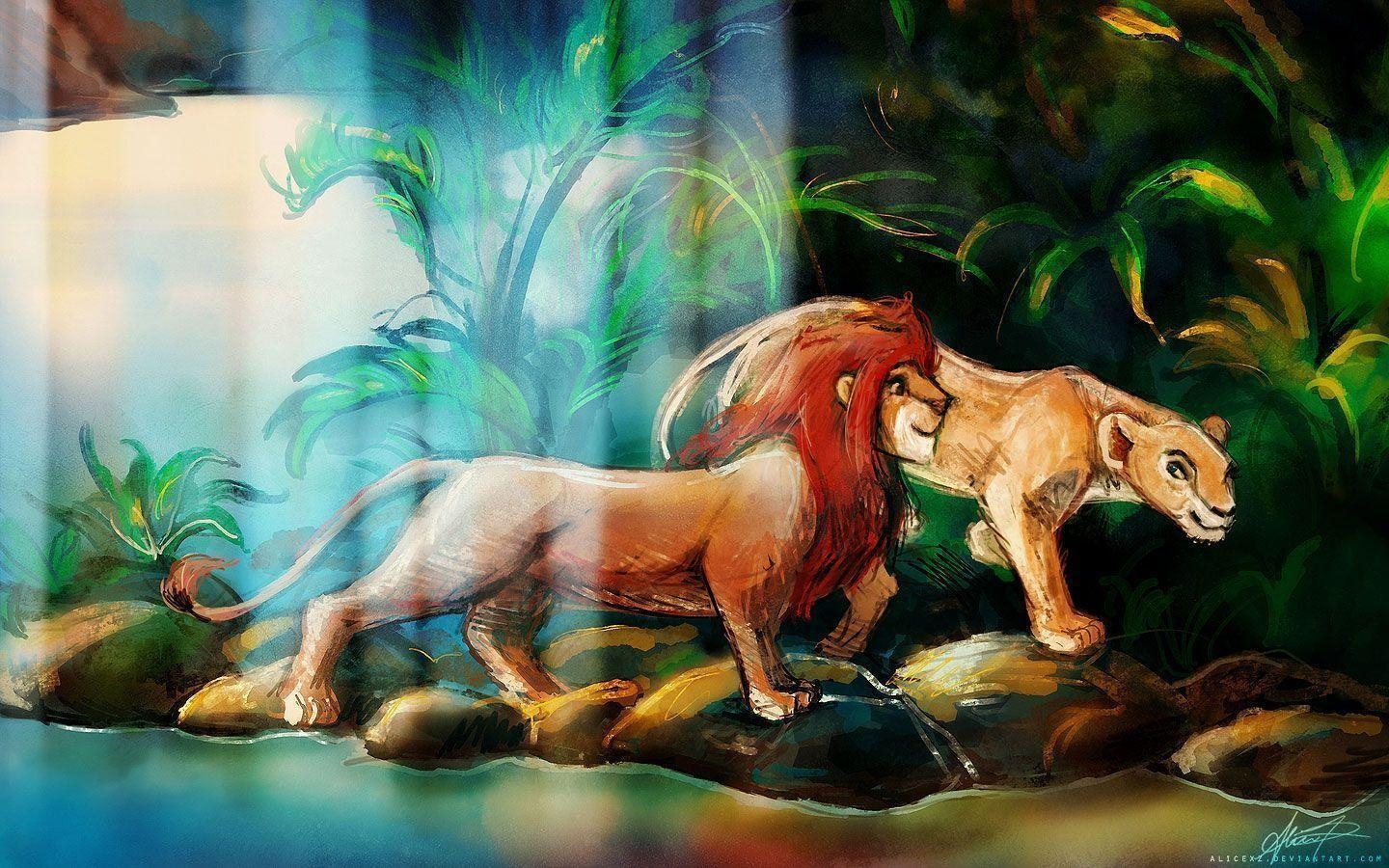 1440x900 simba and nala & Nala Wallpaper, Desktop