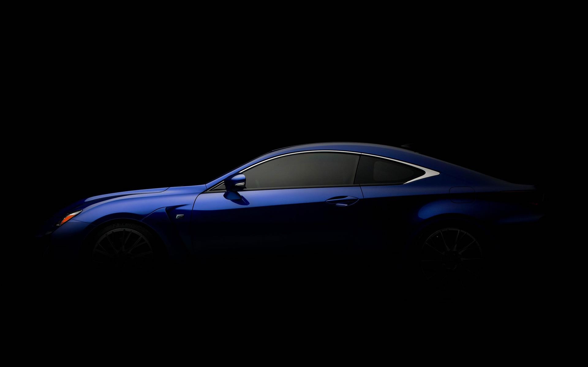 1920x1200 Lexus RC F Wallpaper x blue color, darkened, Desktop