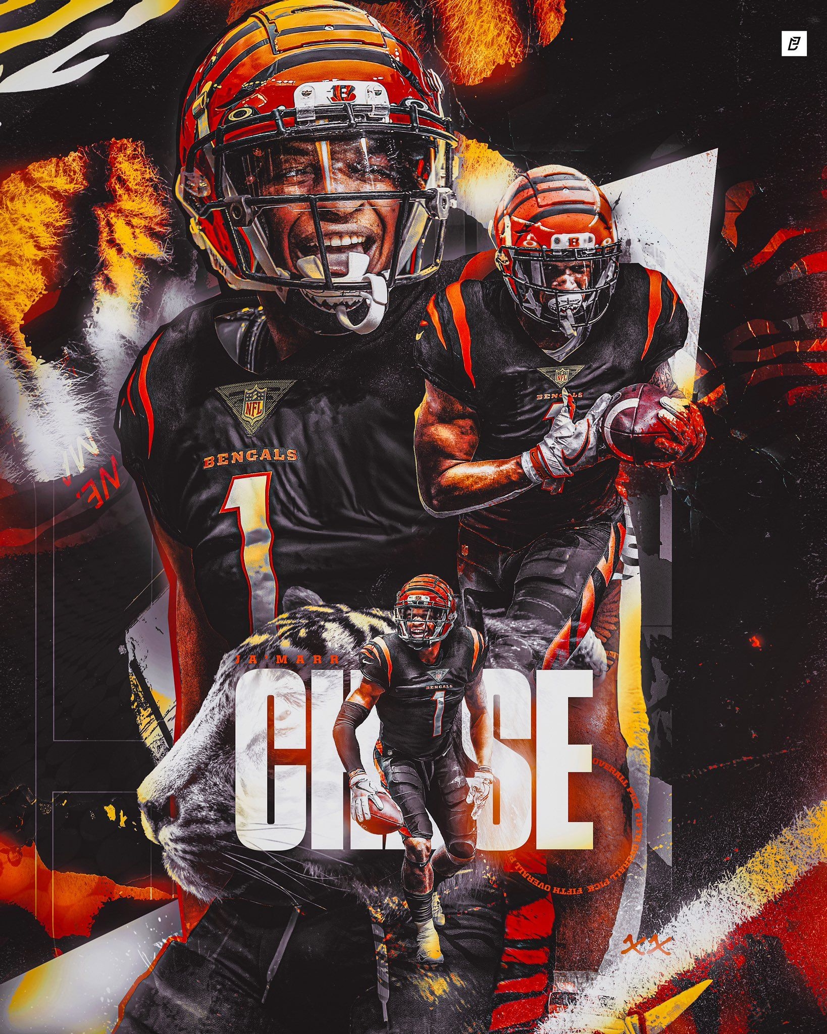 1640x2050 Enrique'Marr Chase to the Cincinnati Bengals, Phone