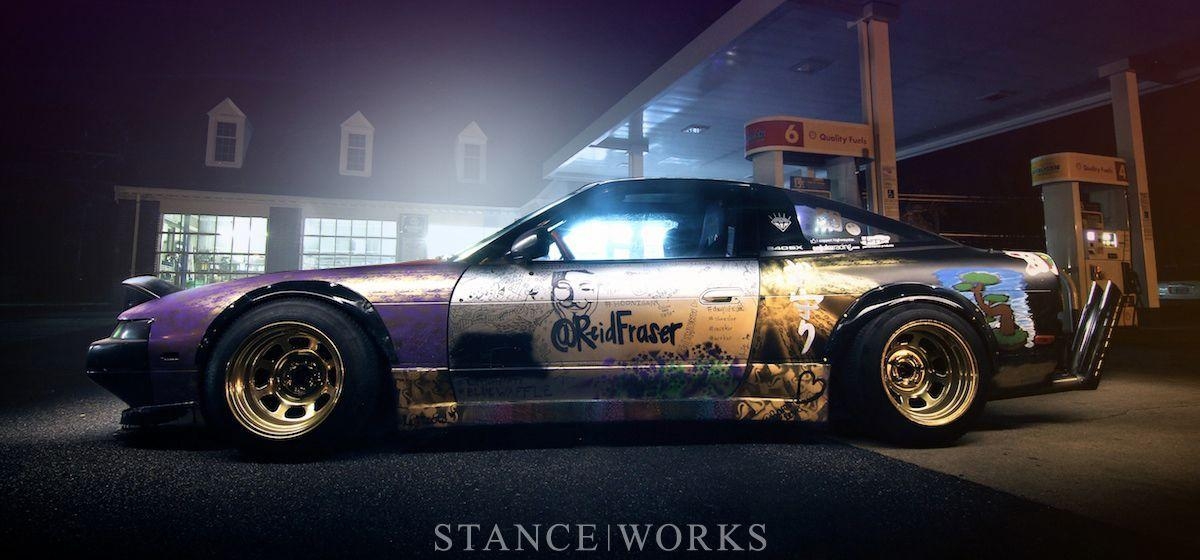 1200x560 Reid Fraser&;s "Art Car" Drift Ready S13, Dual Screen