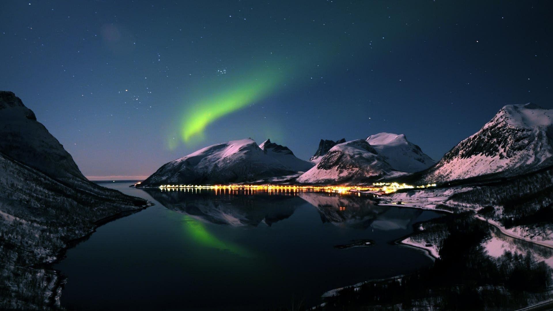 1920x1080 The Northern Lights Ultra HD Wallpaper, Desktop