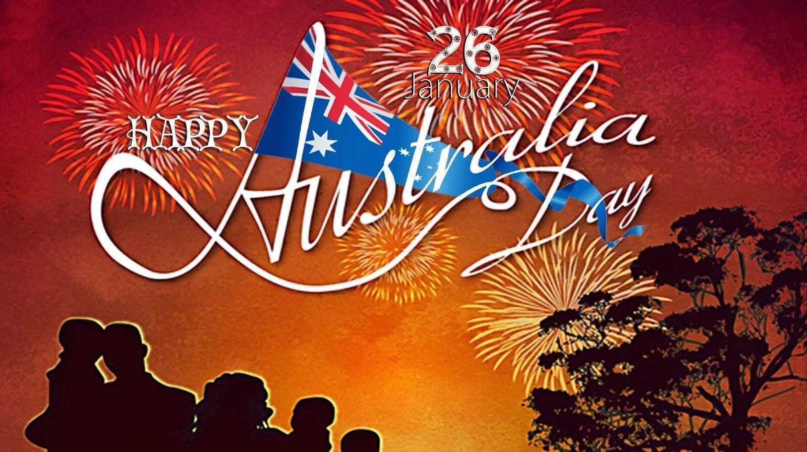 1600x900 Happy Australia Day Wishes Message with Greeting Cards, Desktop