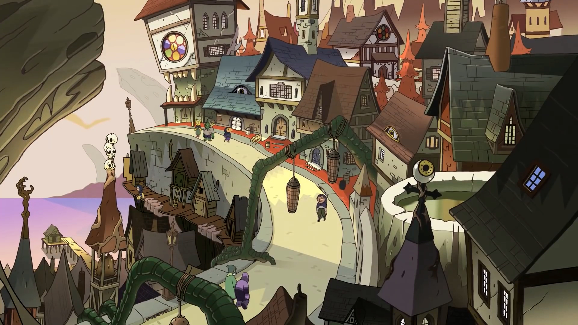 1920x1080 The Owl House Gallery. Disney Wiki. Owl House, Cartoon Background, Owl, Desktop