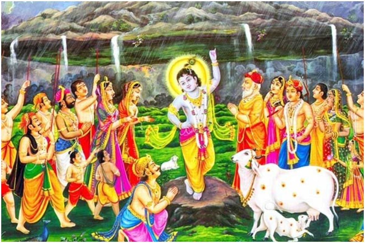 1200x800 Happy Govardhan Puja 2021. Best Wishes, Greetings, Quotes, Whatsapp Messages, Image For Your Loved Ones, Desktop