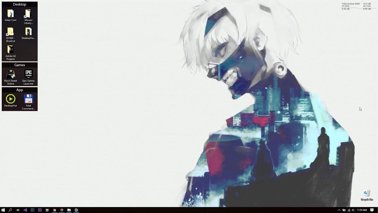 1280x720 Tokyo Ghoul Anime HD LIve Wallpaper, Desktop