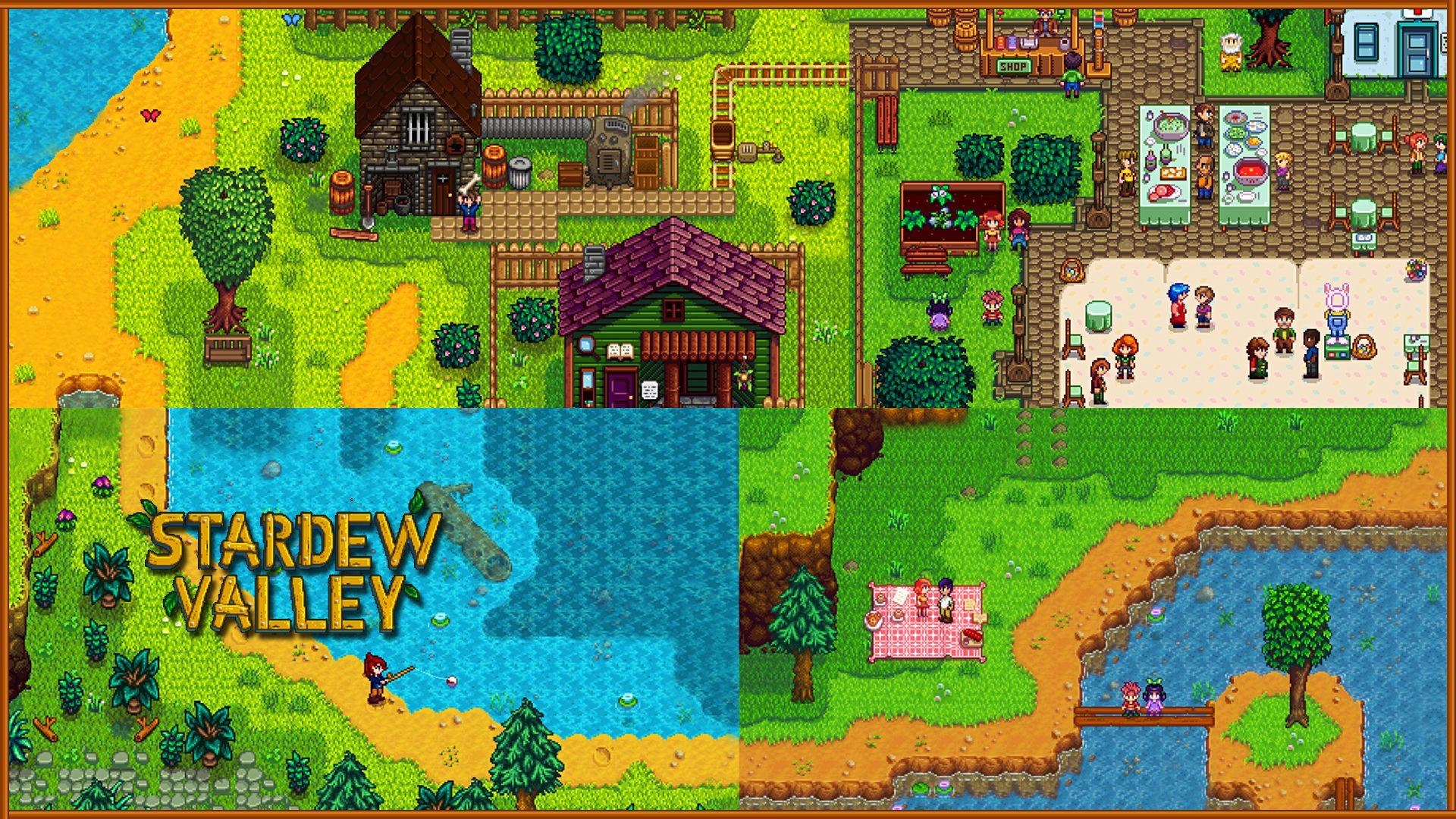 1920x1080 I Made a Stardew Valley Collage Wallpaper for All of You, Desktop