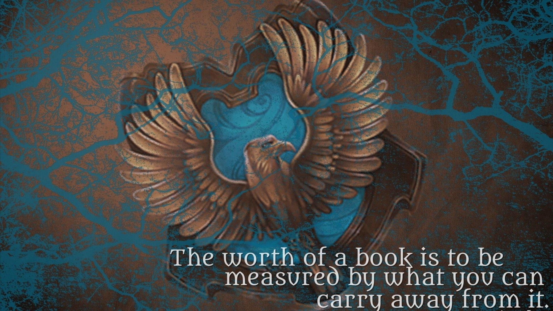 1920x1080 HD wallpaper: brown eagle wallpaper, Harry Potter, Ravenclaw, Desktop