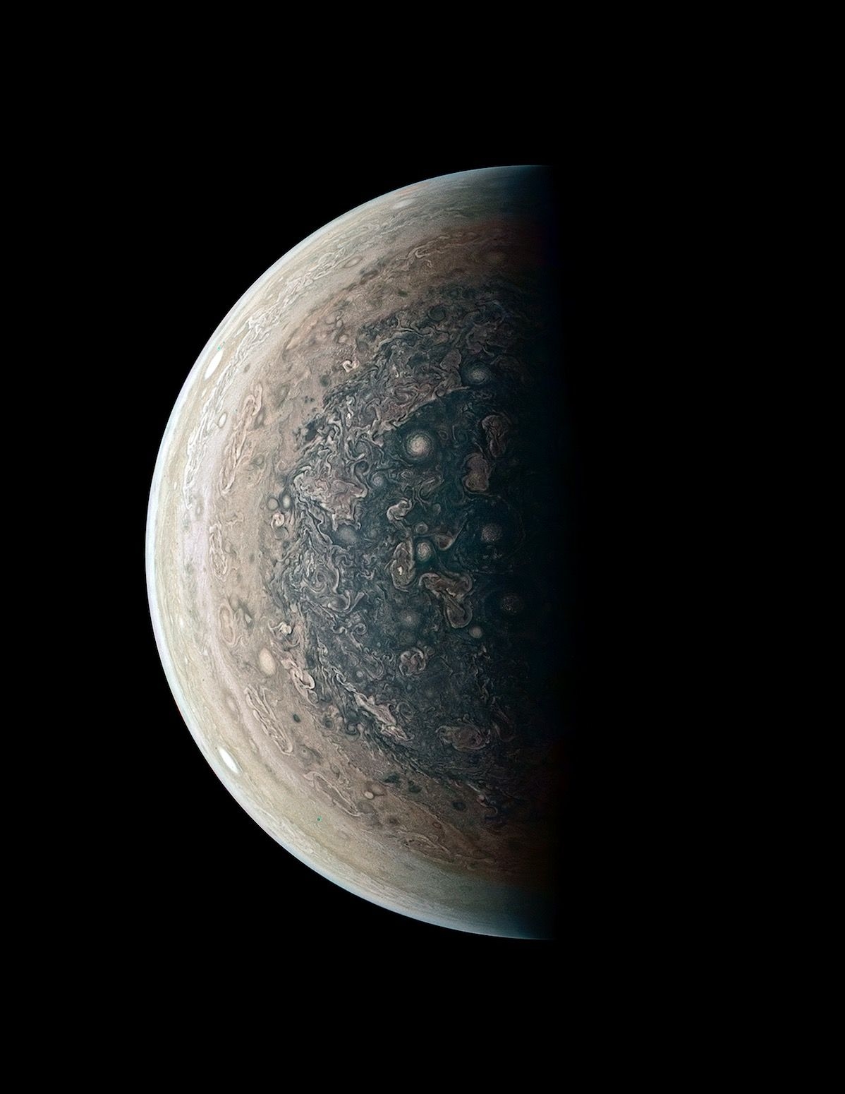 1200x1550 Enjoy This Lovely Wallpaper of Jupiter from Below, Phone