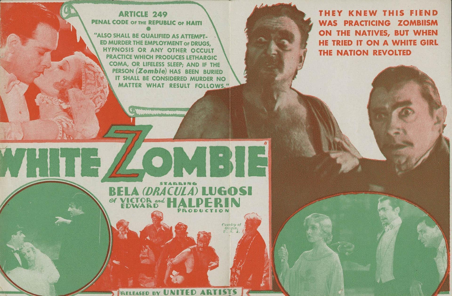 1920x1260 White Zombie 1930s Movie Posters Wallpaper Image, Desktop