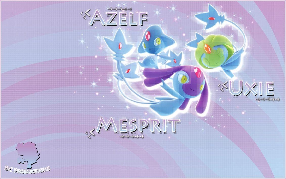 1140x710 Uxie Mesprit Azelf Wallpaper, Desktop