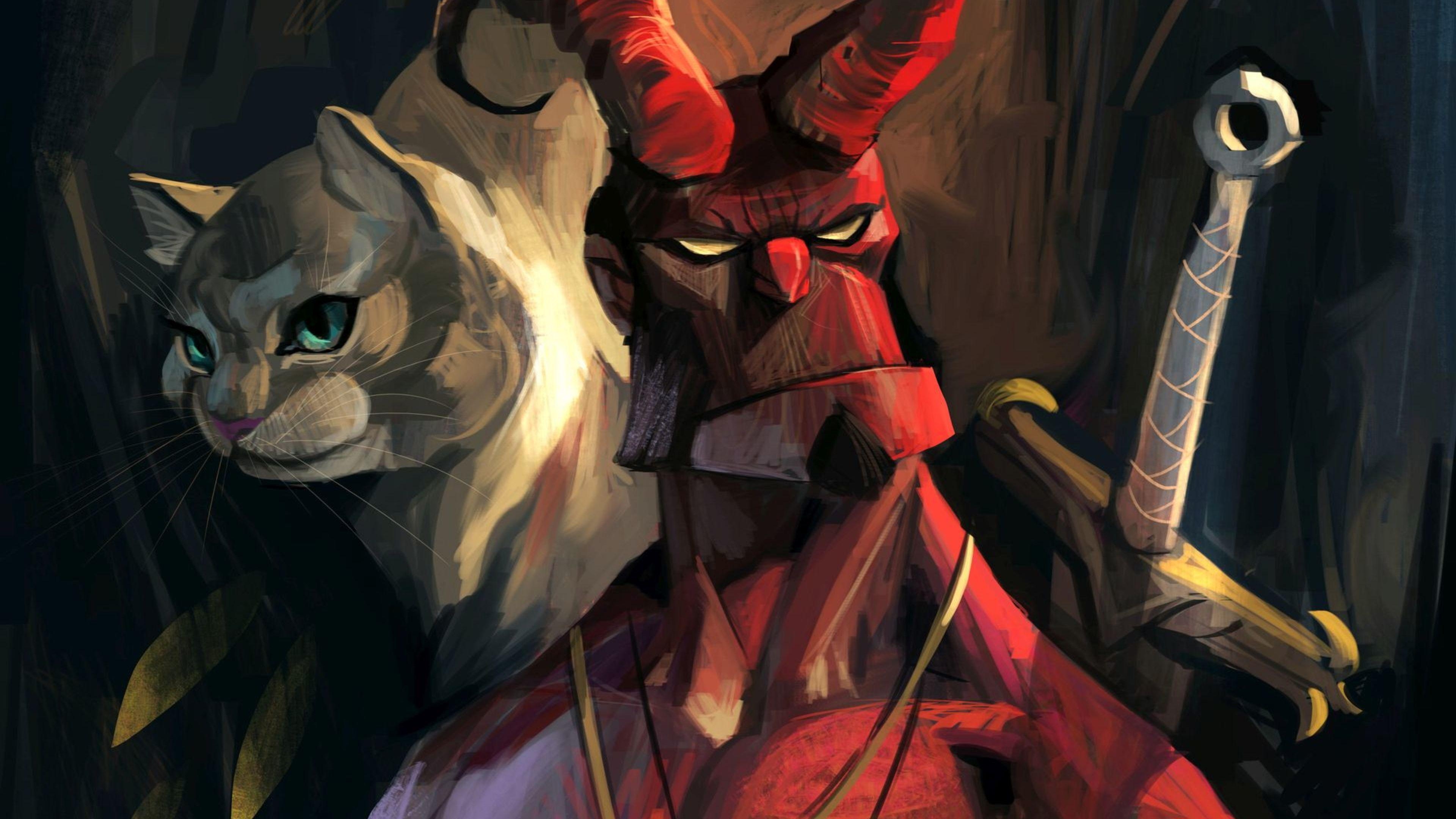 3840x2160 Hellboy Fan Artwork 2019 new 4k hellboy wallpaper HD 4k new, Desktop