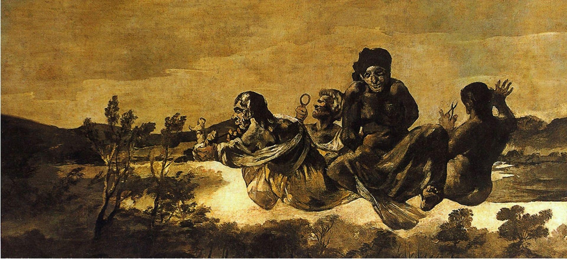 1920x880 Francisco Goya Paintings Wallpaper Gallery, Dual Screen