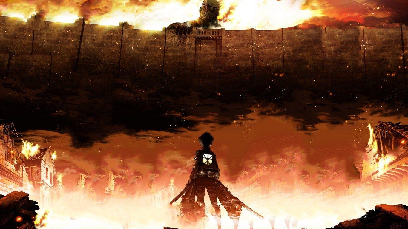 1370x770 HD Background Attack On Titan Anime Series Wallpaper, Desktop