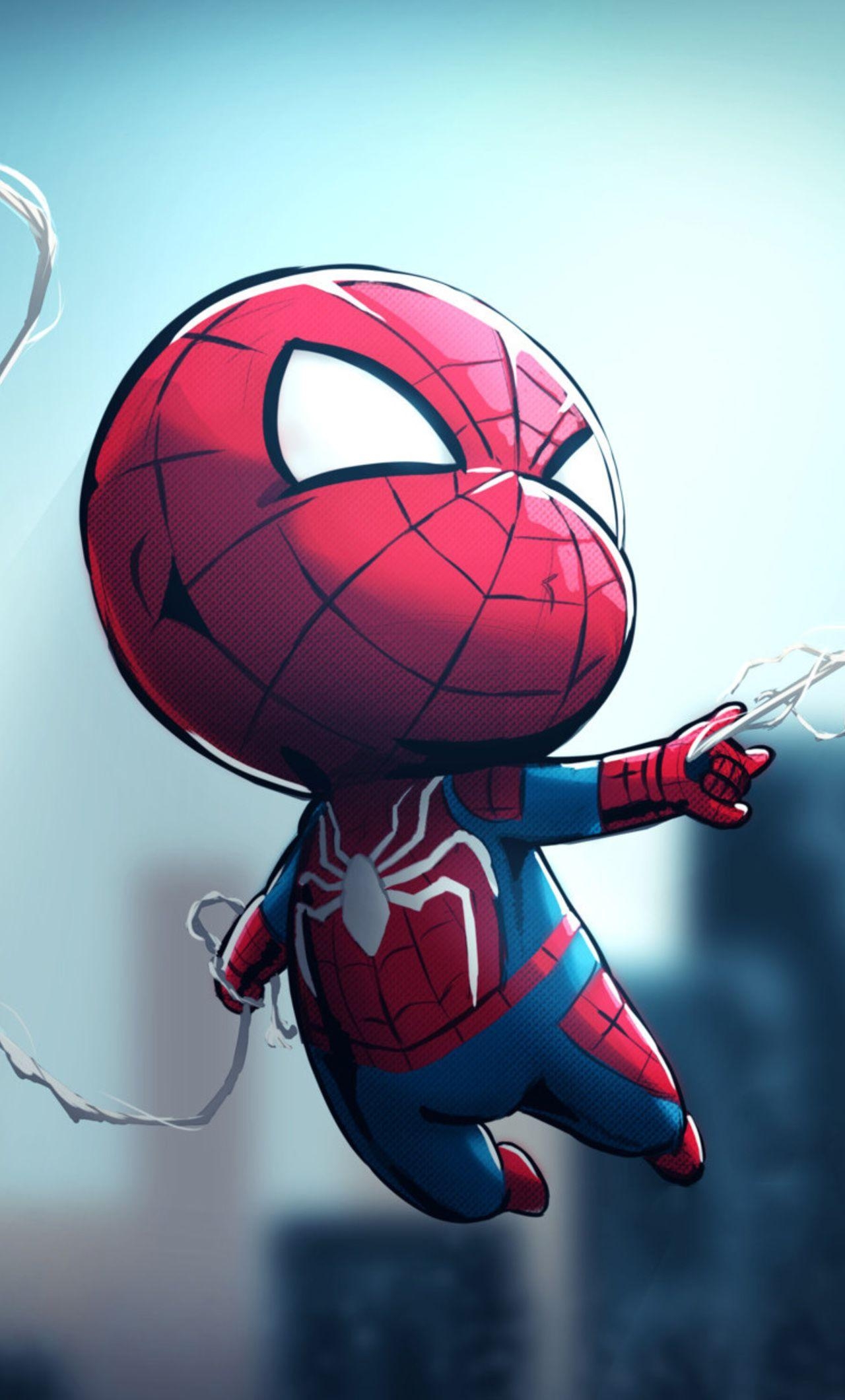 1280x2120 Anime Spiderman Wallpaper Free Anime Spiderman Background, Phone