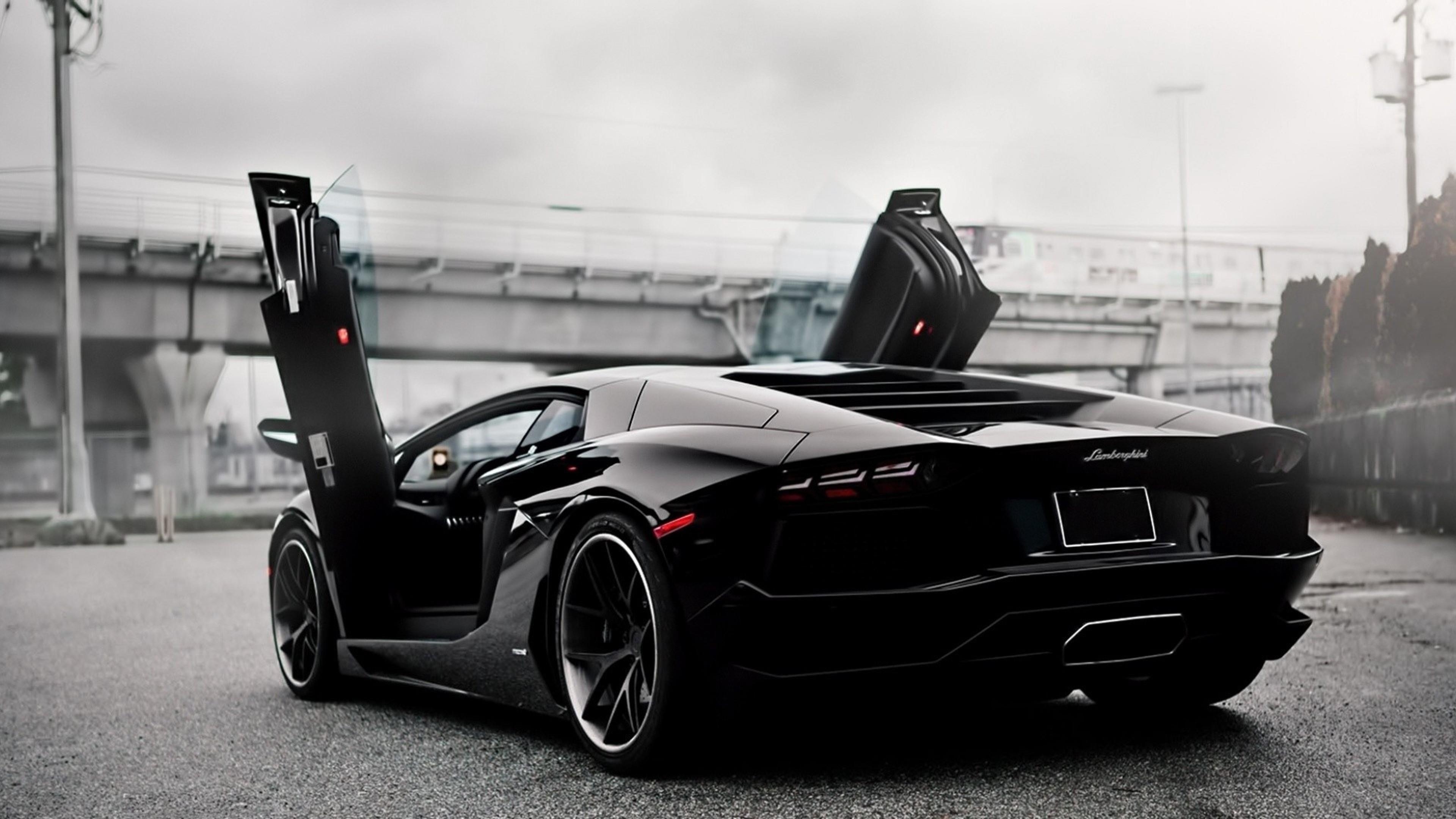 3840x2160 Black Lamborghini Aventador Doors Up 4k Wallpaper Lamborghini Wallpaper, Lamborghini Aventador Wallpaper, Hd Wallpa. Sports Cars Luxury, Lamborghini, Super Cars, Desktop