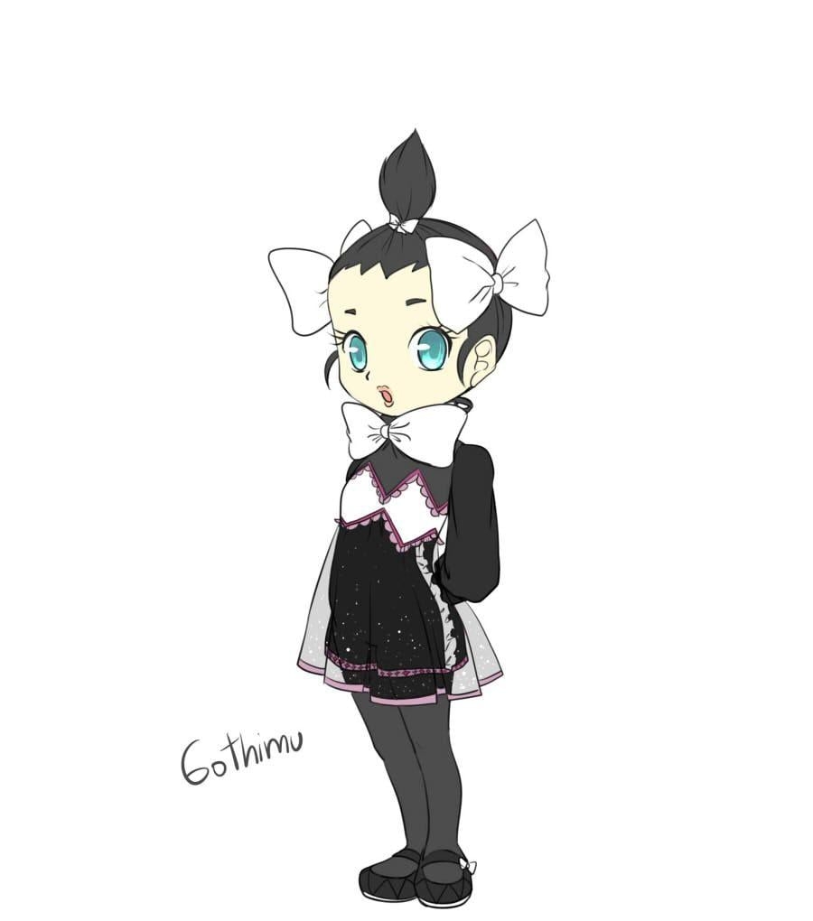 900x1020 Gothita Gijinka By Kira Summit. Gijinka / Moe Anthropomorphism, Phone