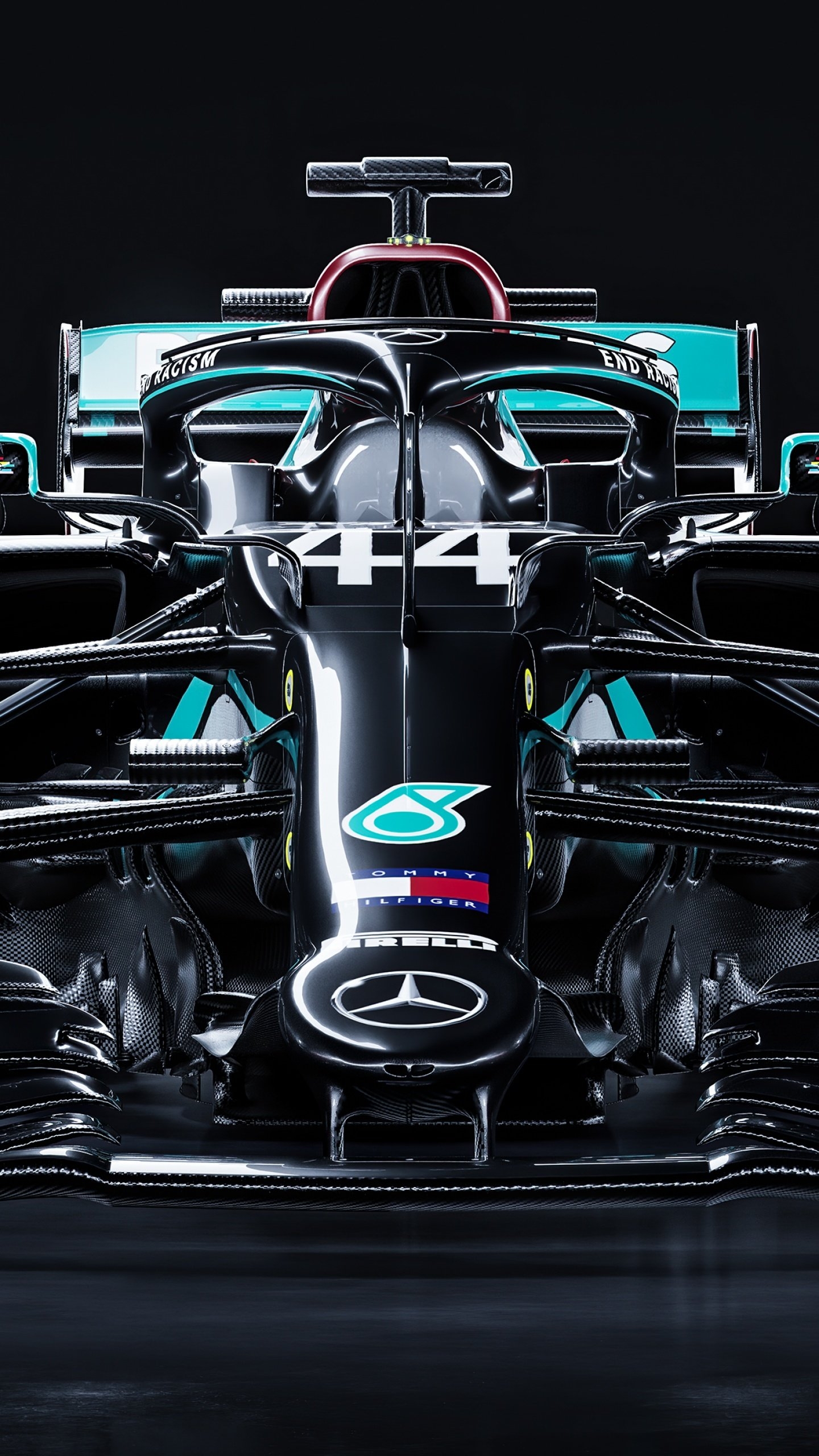 1440x2560 Mercedes AMG F1 W11 EQ Performance Wallpaper 4K, Formula One Cars, Black Dark, Phone