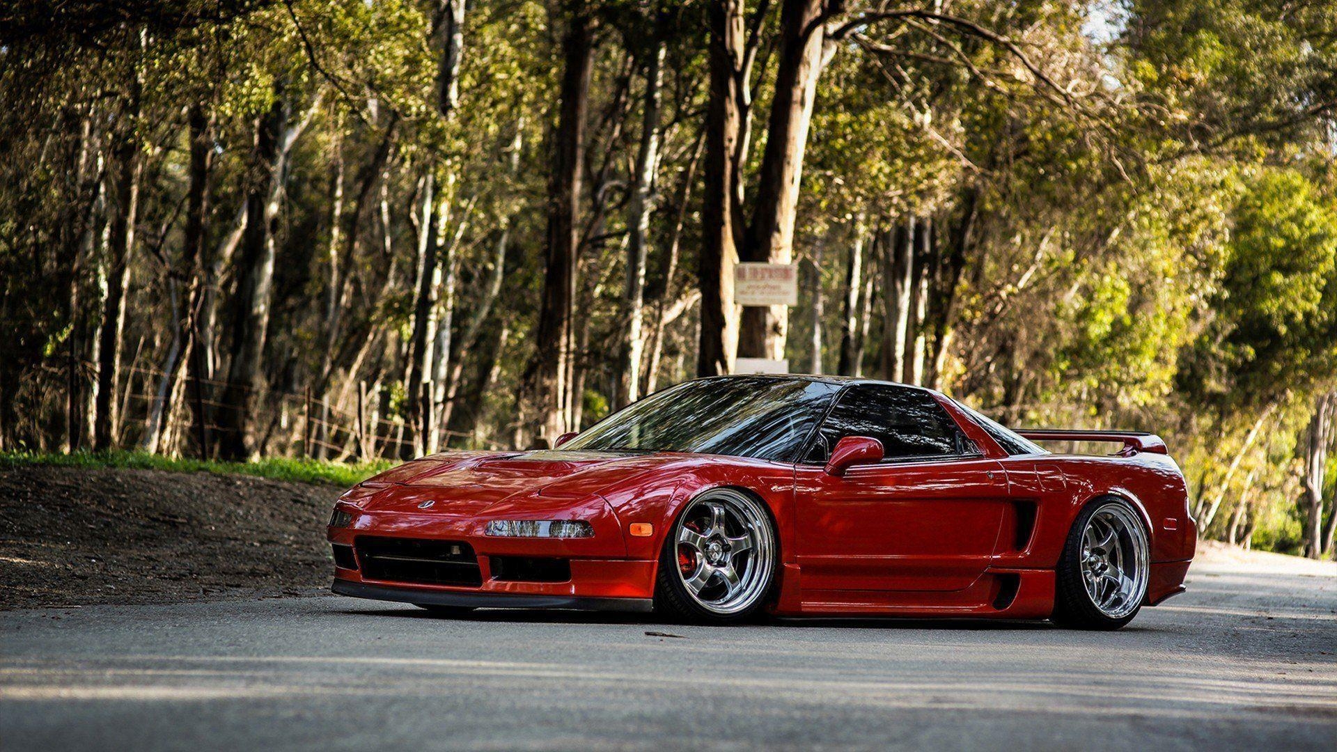 1920x1080 car wallpaper honda acura nsx jdm tuning red automobile desktop, Desktop