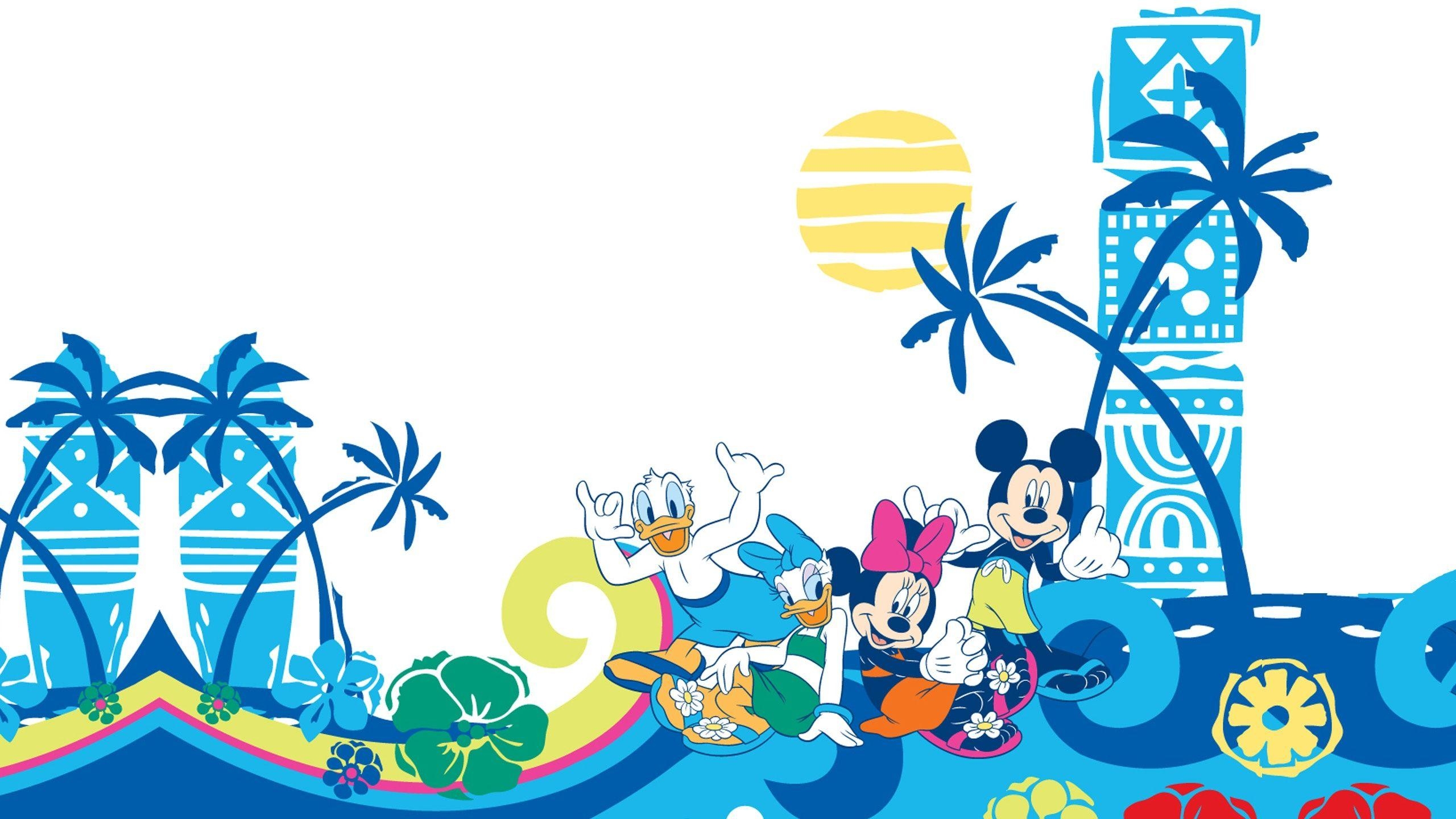 2560x1440 Aloha Mickey Mouse Disney, Desktop