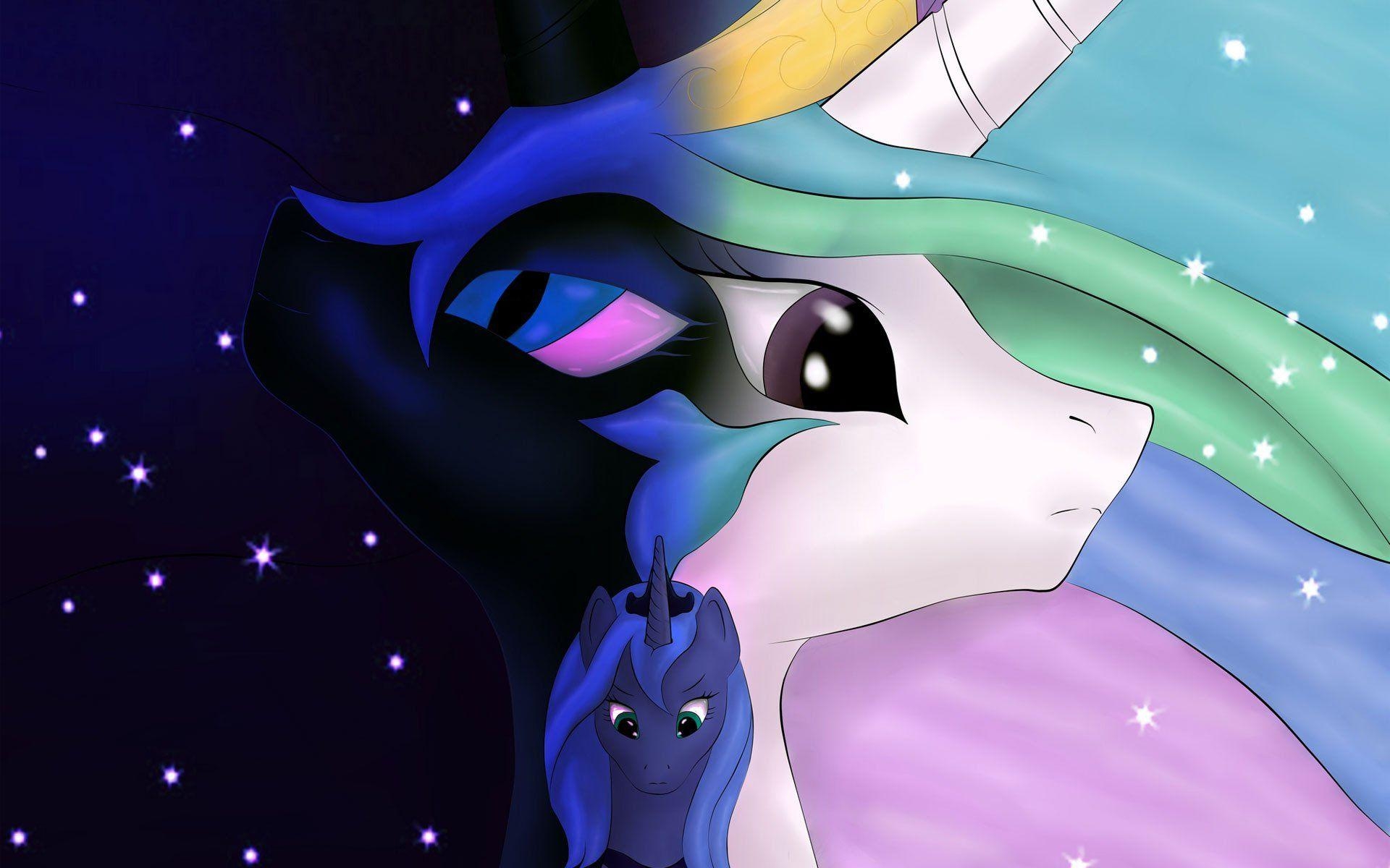 1920x1200 Nightmare Moon Princess Luna And Celestia, Desktop