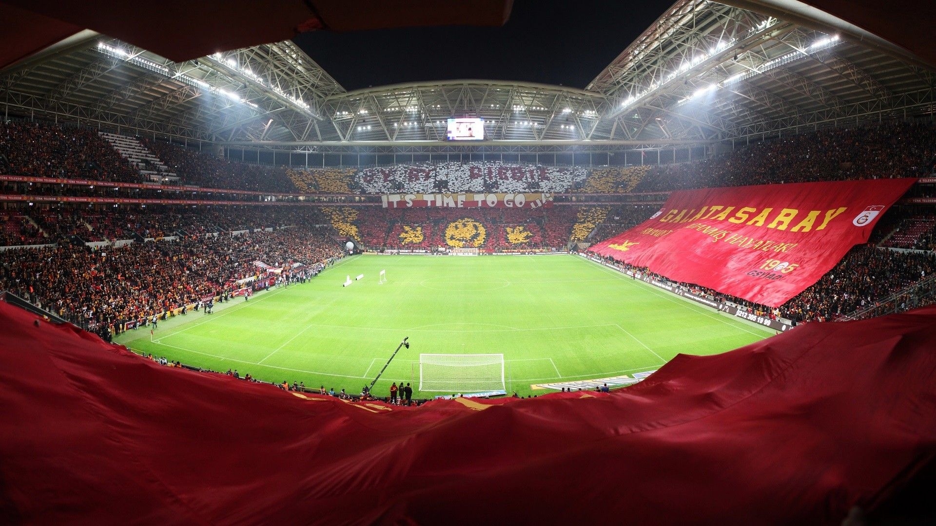 1920x1080 soccer, Stadium, Galatasaray S.K., Turk Telekom Arena, Sport, Desktop