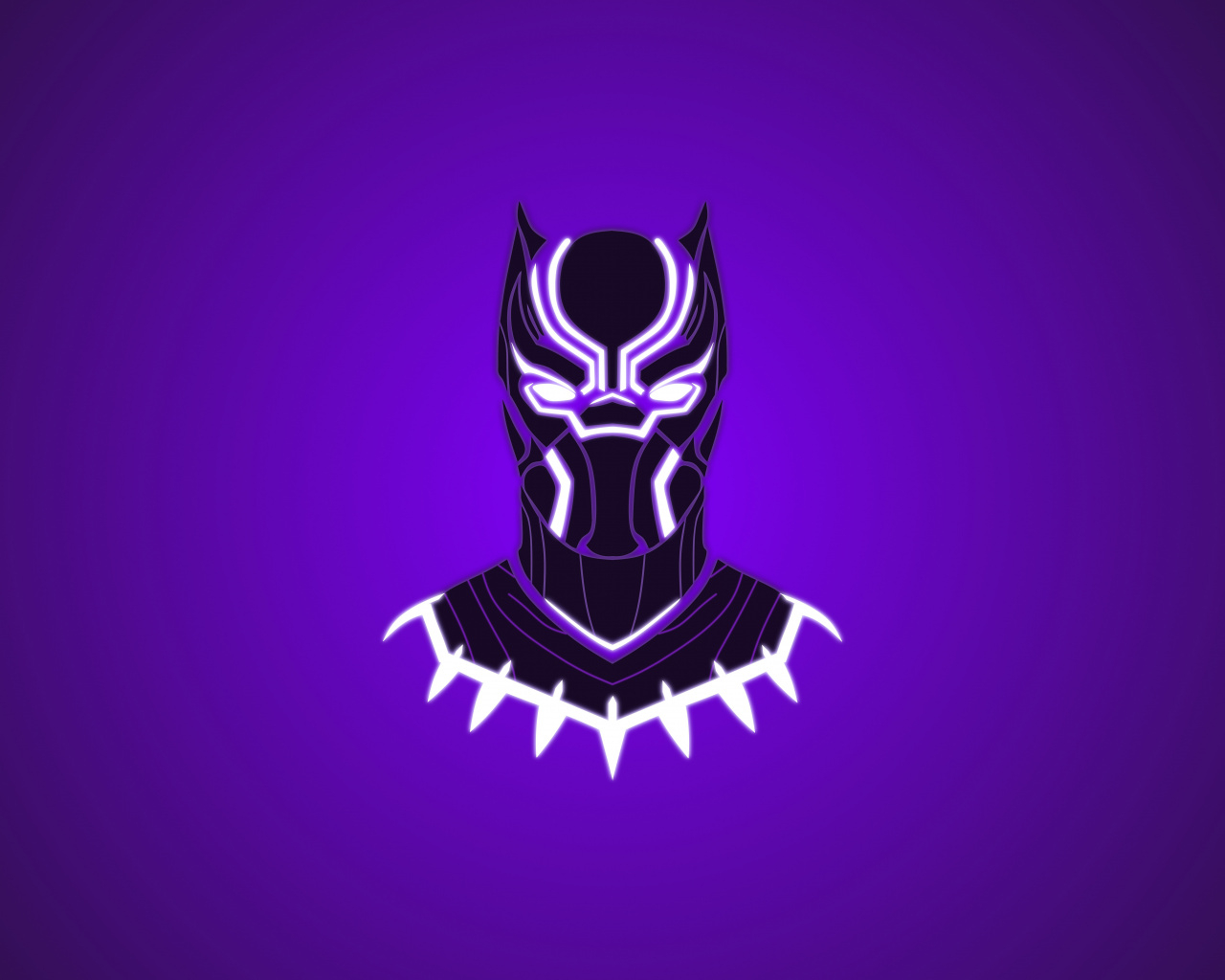 1280x1030 Download Black panther, superhero, minimal, art wallpaper, 1280x Standard 5: Fullscreen, Desktop