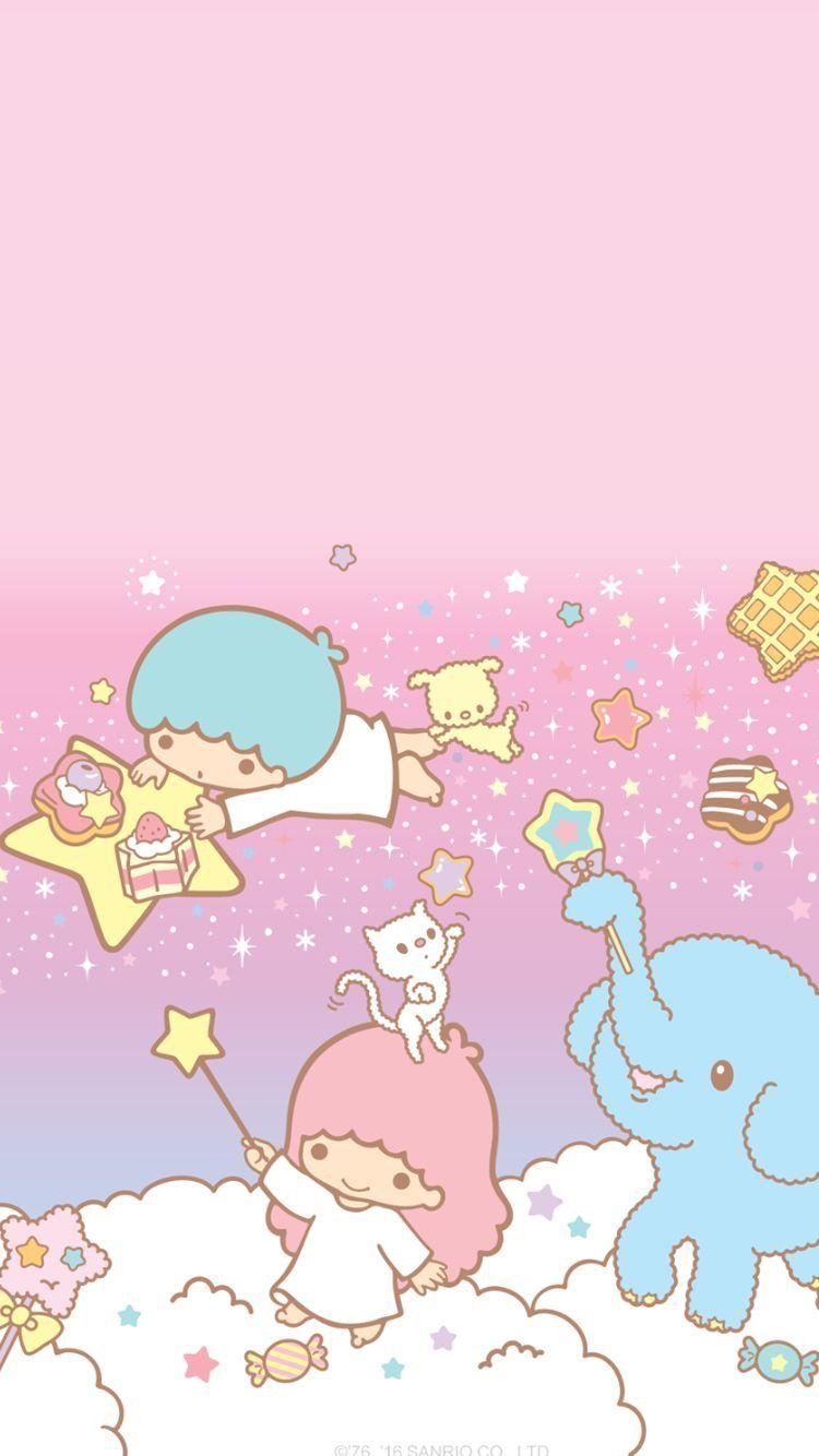 750x1340 Kawaii World, Little Twin Stars Classic Icon, Phone