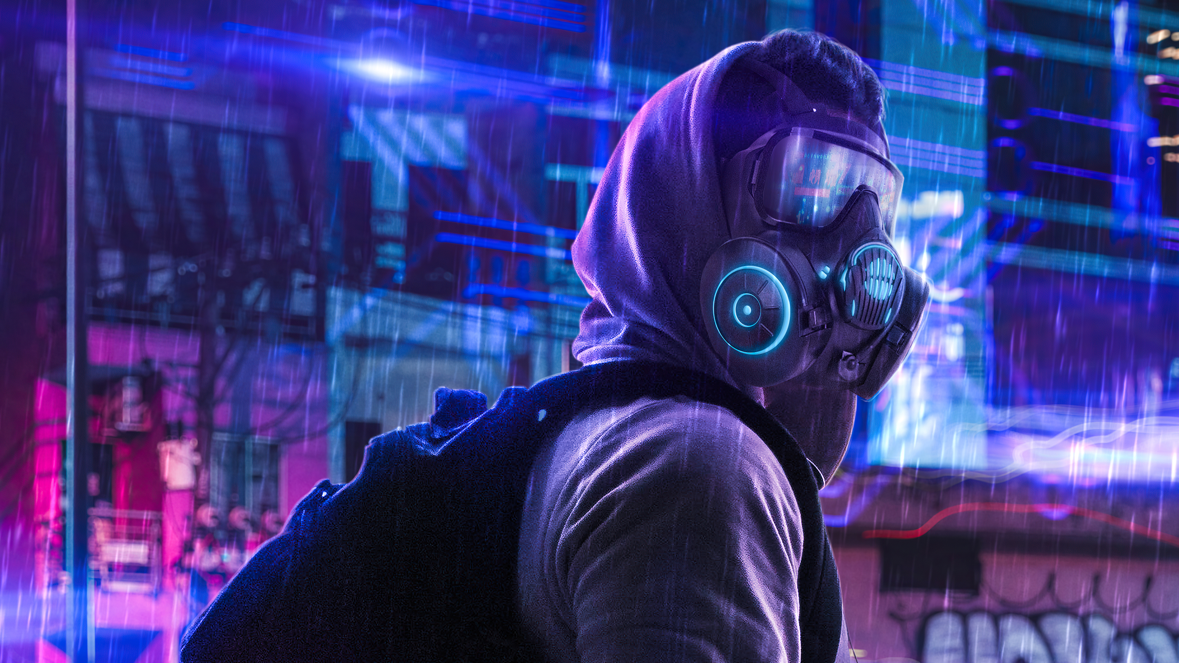 3840x2160 Toxic Mask Boy 4k, HD Artist, 4k Wallpaper, Image, Background, Photo and Picture, Desktop