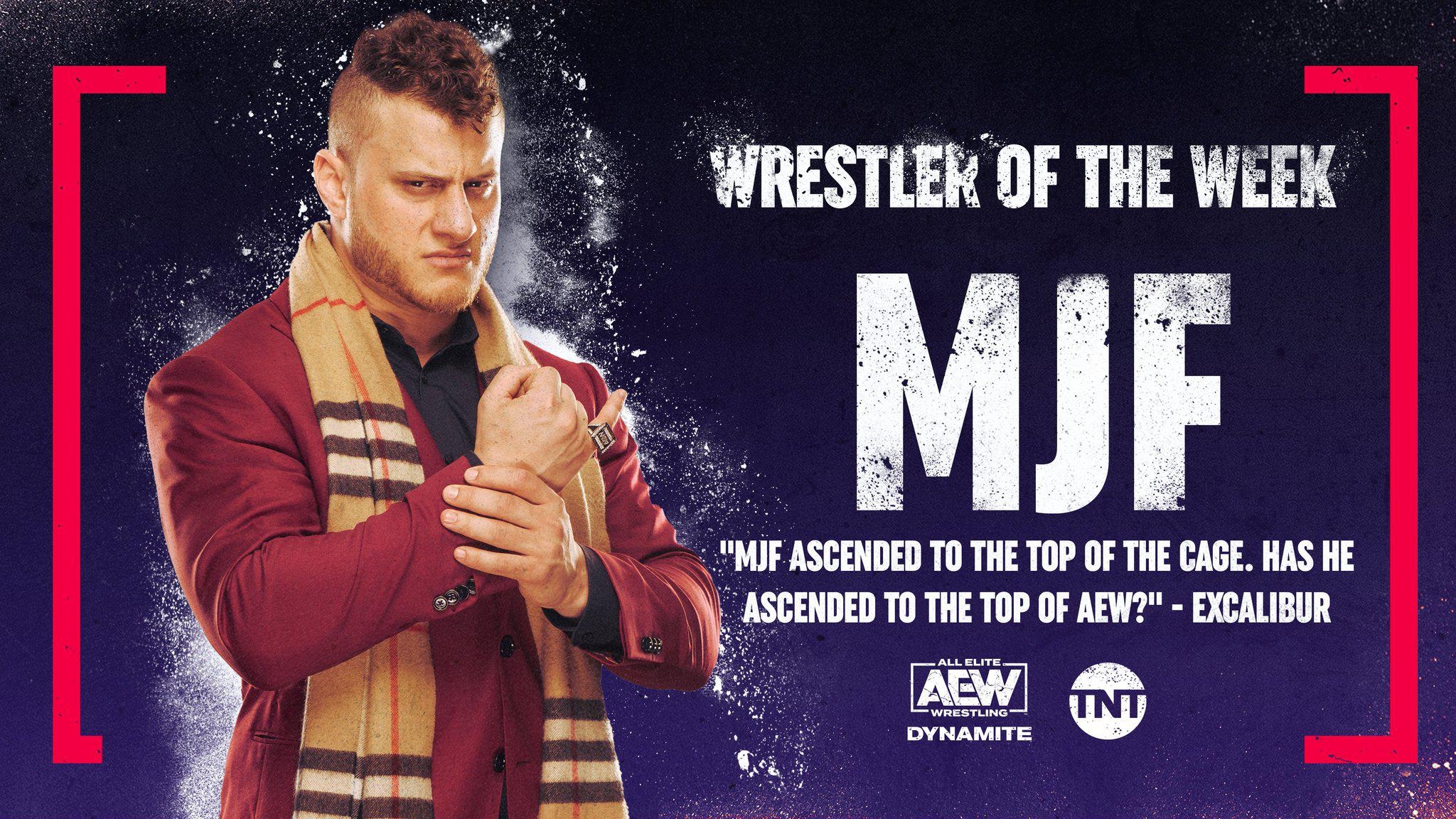 2050x1160 AEW On TNT's Wrestler of the Week: MJF, Desktop