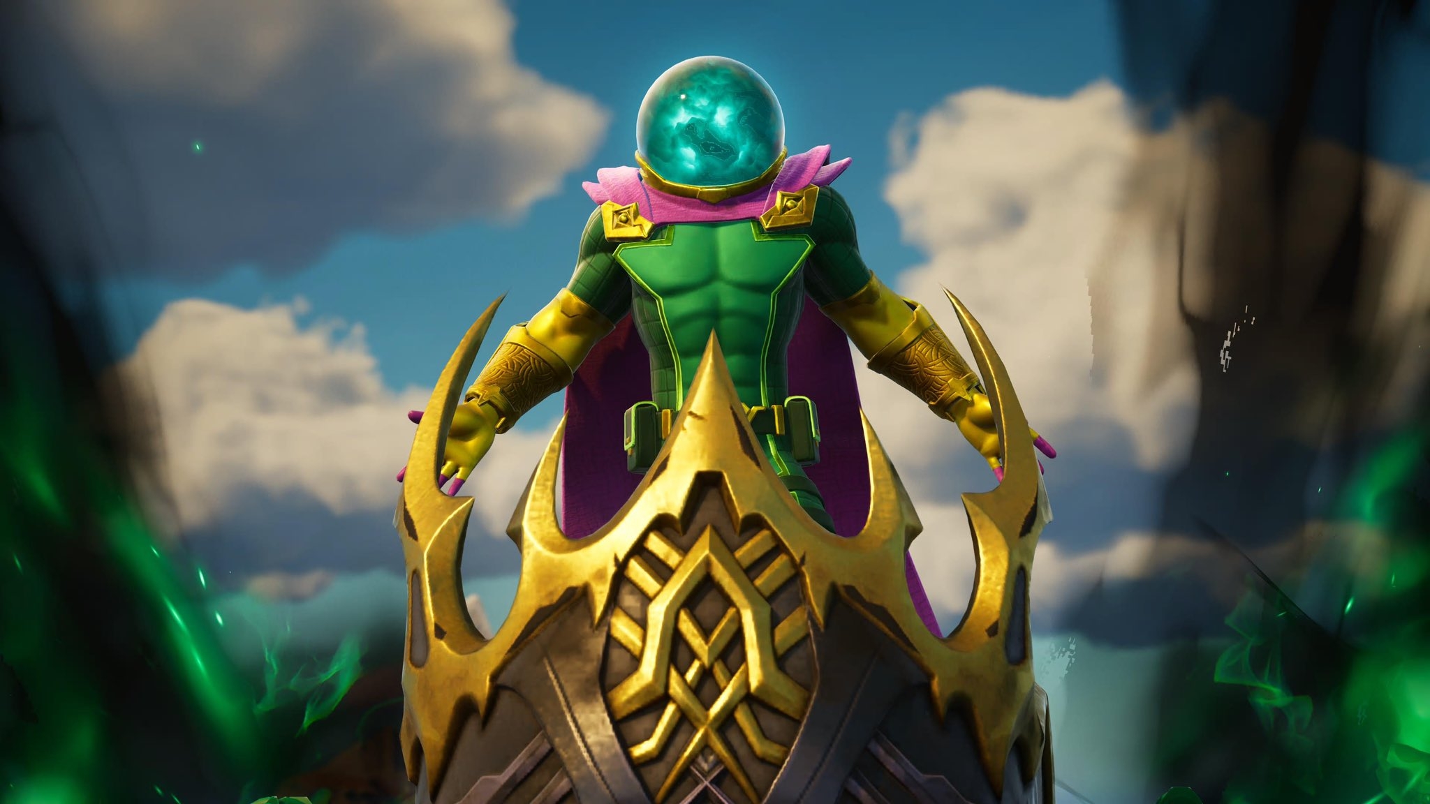 2050x1160 Mysterio Fortnite wallpaper, Desktop