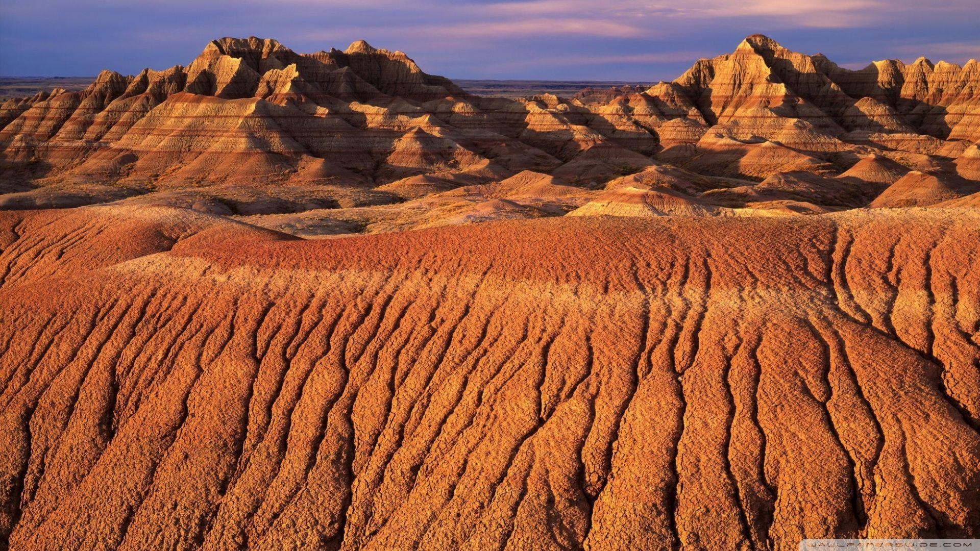 1920x1080 Morning Light On Eroded Formations Badlands National Park ❤ 4K HD, Desktop