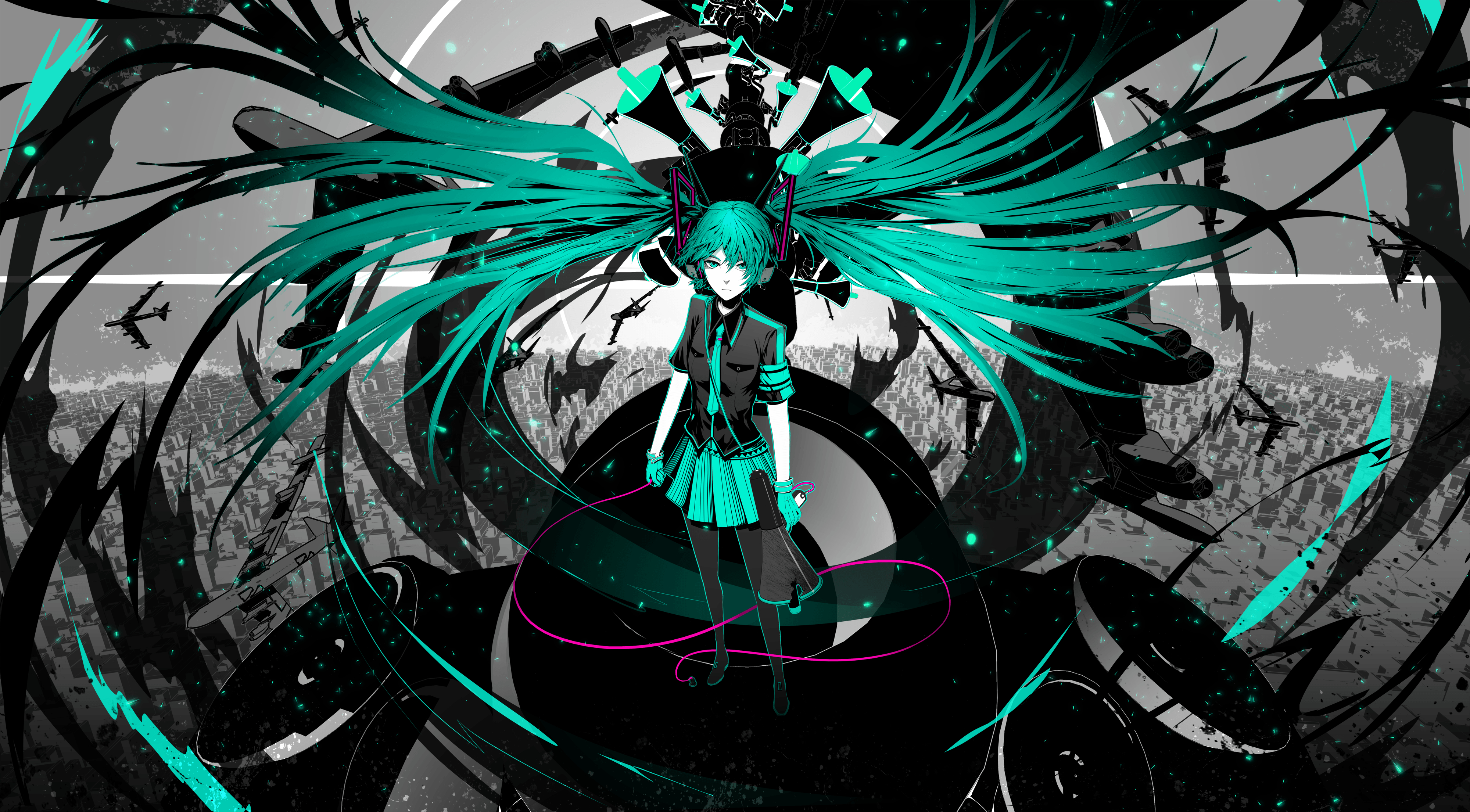 4000x2210 4K Ultra HD Hatsune Miku Wallpaper, Desktop