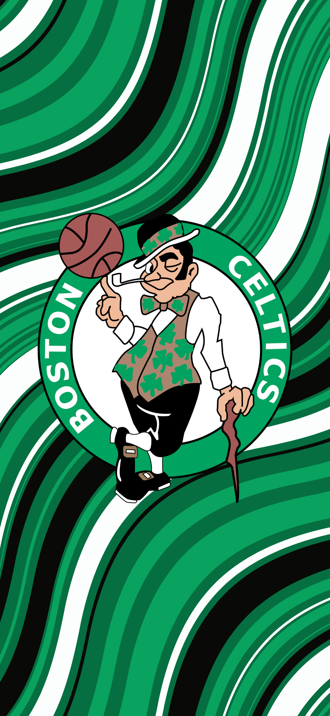 1080x2340 Boston Celtics iPhone Wallpaper, Phone