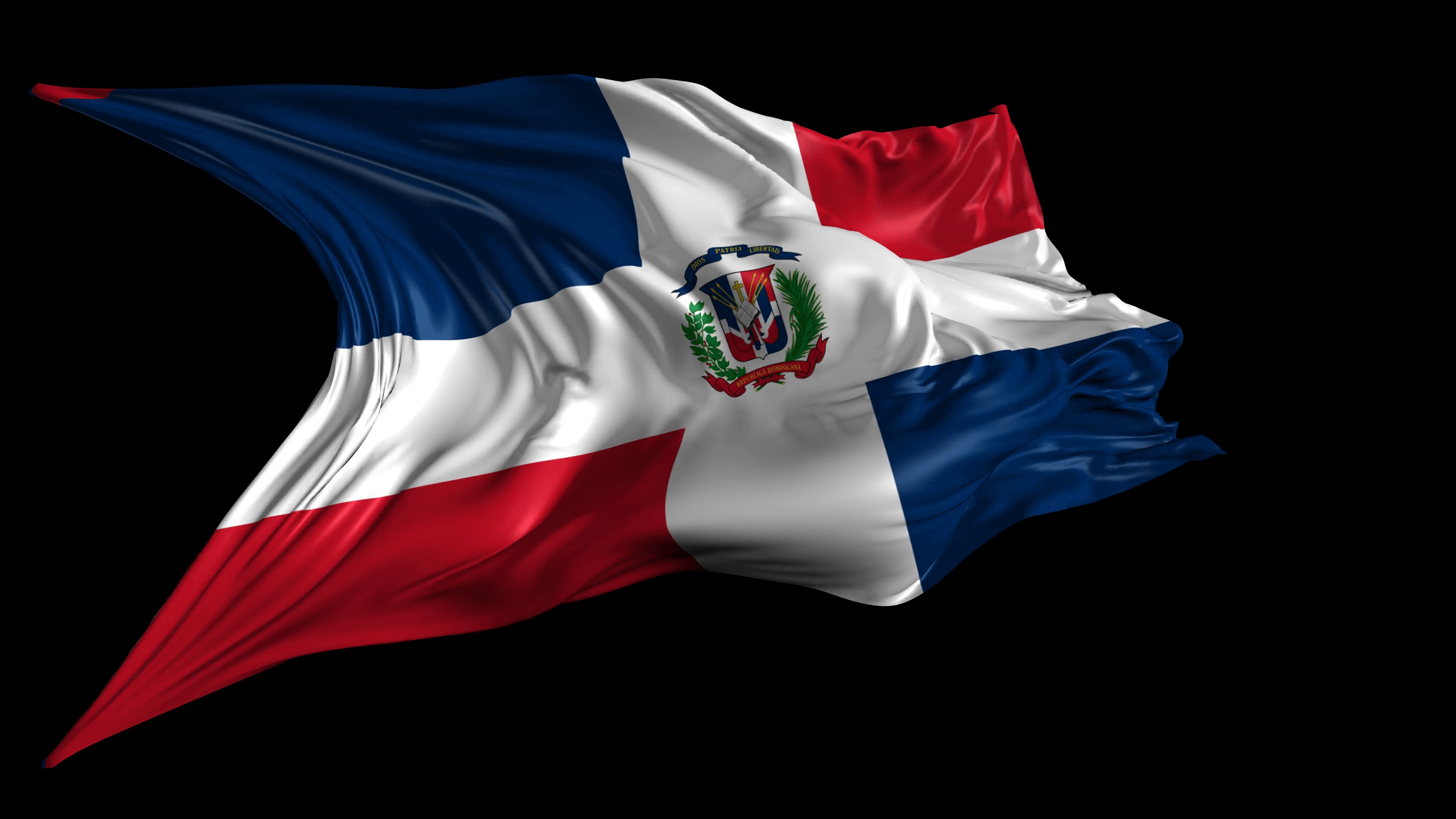 4100x2310 Wallpaper Dominican Republic Flag Gadget and PC Wallpaper, Desktop