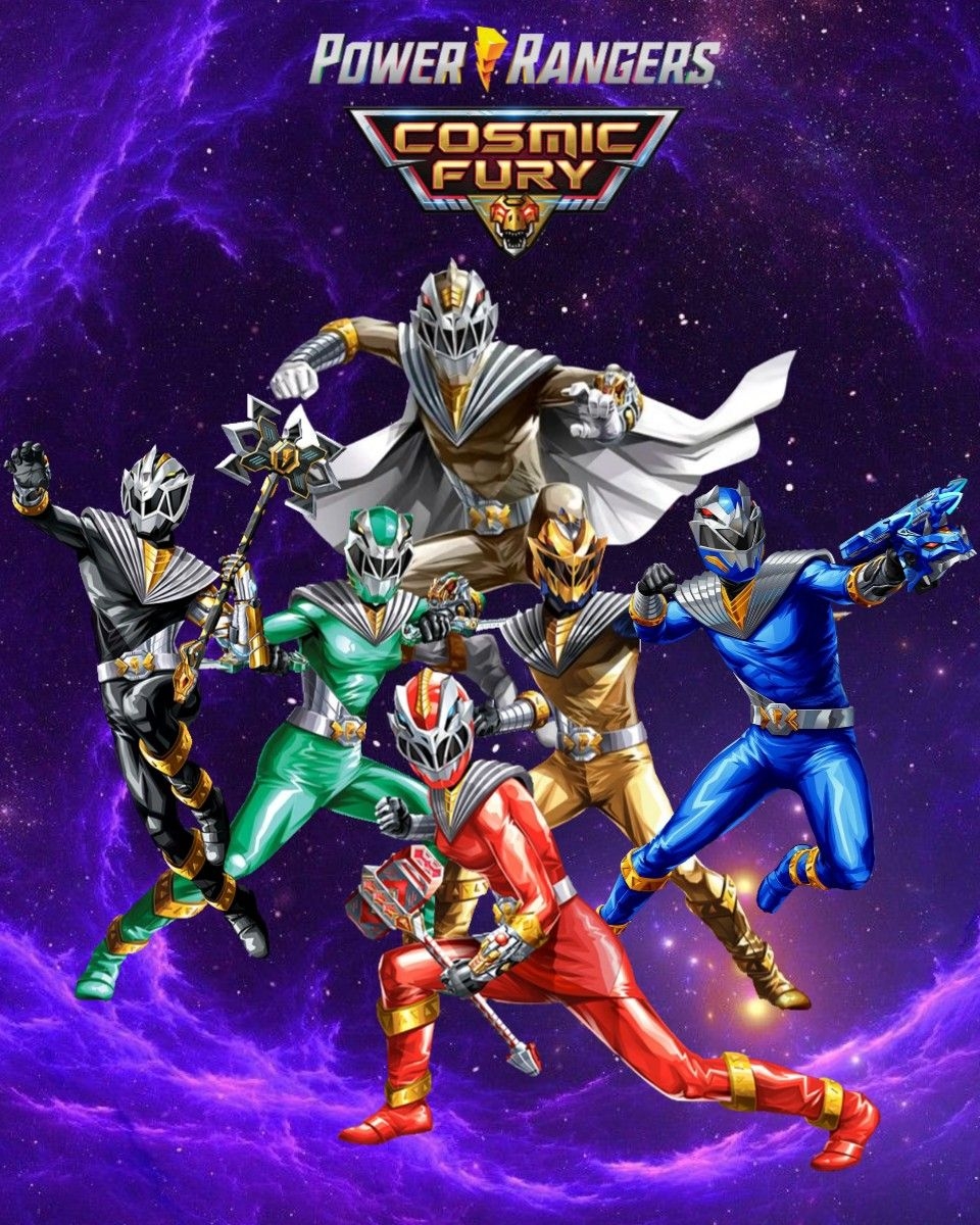 960x1200 Power Rangers: Cosmic Fury. Saban's power rangers, Power rangers, Power rangers poster, Phone