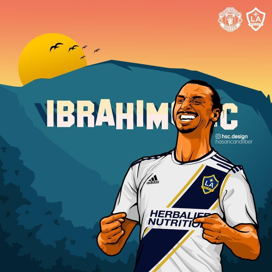 900x900 Zlatan Ibrahimovic LA Galaxy Vector Work, Phone