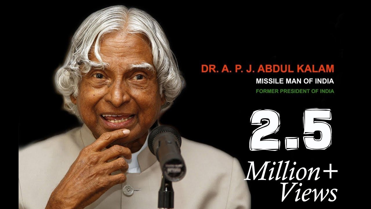 1280x720 A.P.J Abdul Kalam biography by Gulzar Saab. Dont Give Up World, Desktop