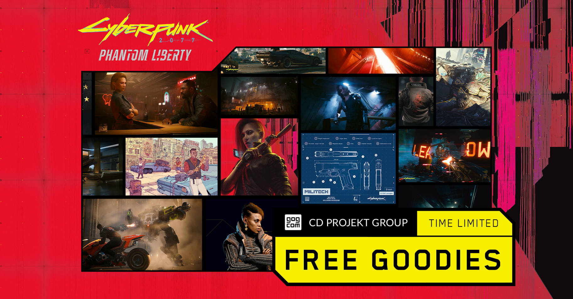 1830x960 FREE Cyberpunk 2077 & Phantom Liberty Goodies Collection, Desktop