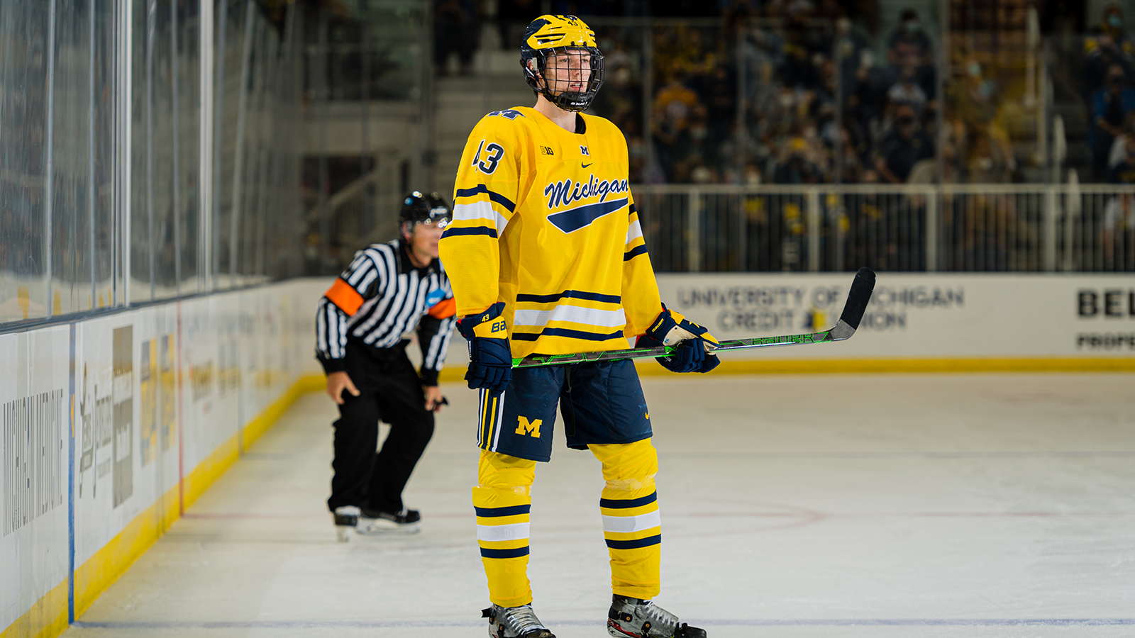 1600x900 Luke Hughes Hockey of Michigan Athletics, Desktop