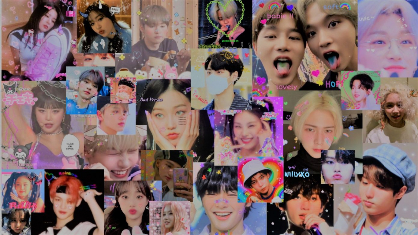 1370x770 Free download kpop aesthetic desktop wallpaper stray kids bts itzy ateez [1390x784] for your Desktop, Mobile & Tablet. Explore Aesthetic Kpop PC Wallpaper. Aesthetic Green PC Wallpaper, Kpop Wallpaper, Kpop Wallpaper, Desktop