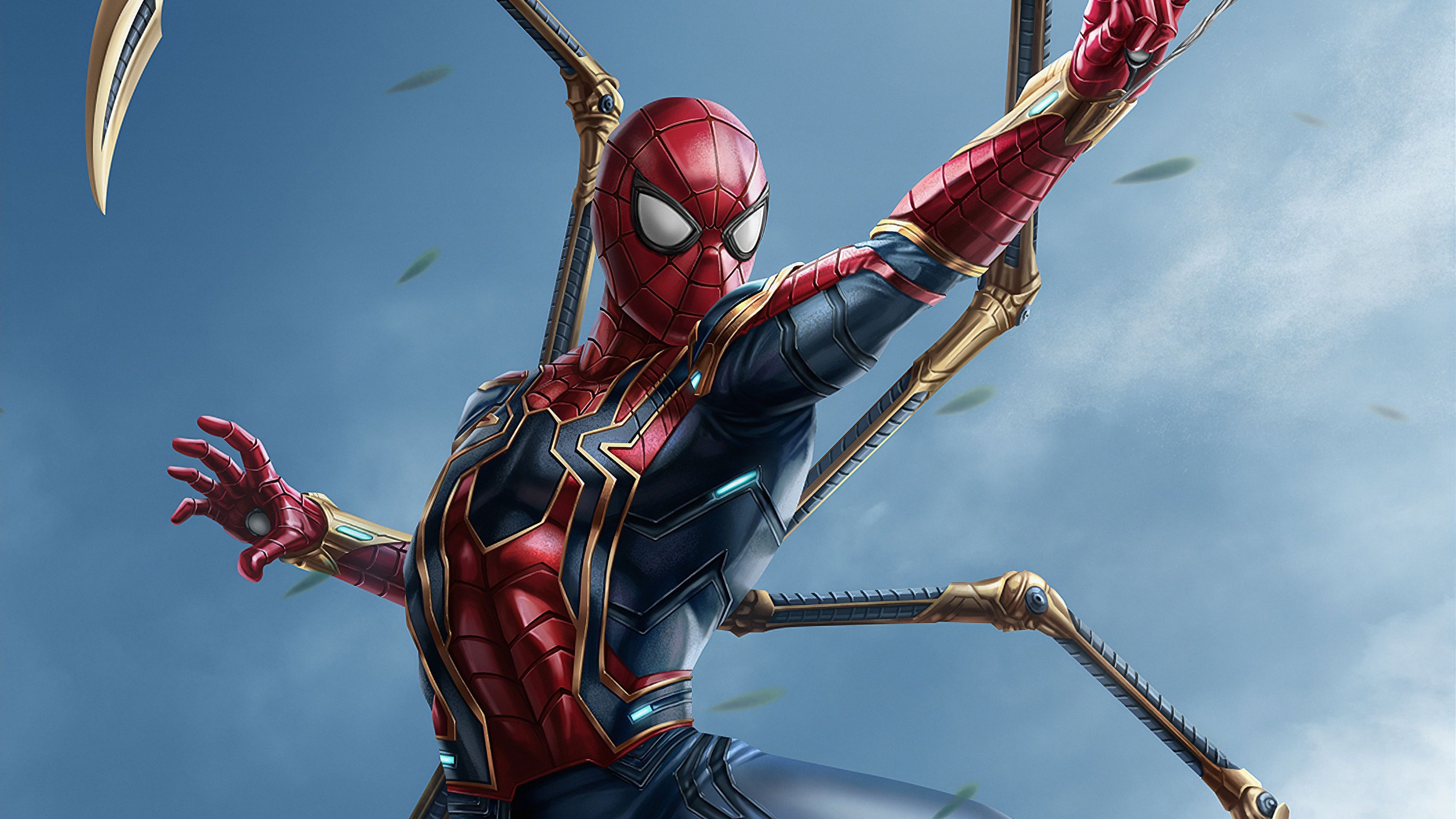 3840x2160 Wallpaper 4k Iron Spiderman New Suit 4k Wallpaper, Artist, Desktop