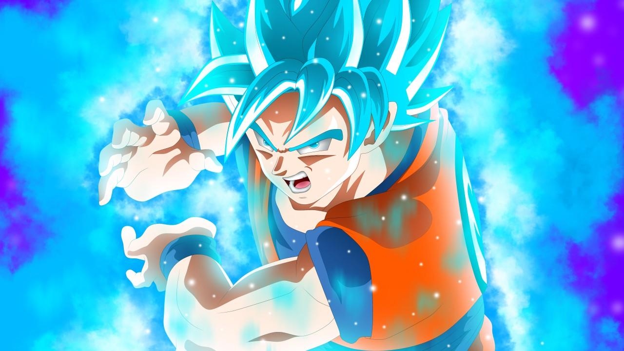 1280x720 Wallpaper Goku, Dragon Ball Super, 5K, Anime, Desktop