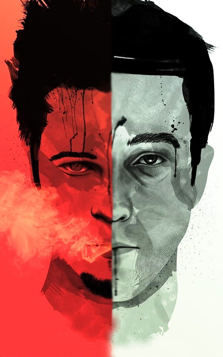 730x1170 HD wallpaper: Fight Club, Tyler Durden, Phone