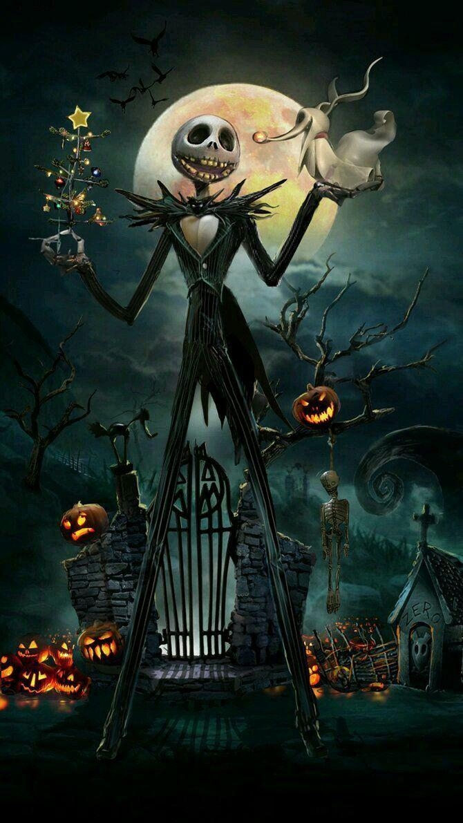 670x1200 Wallpaper Halloween iPhone. Nightmare before christmas, Tim, Phone