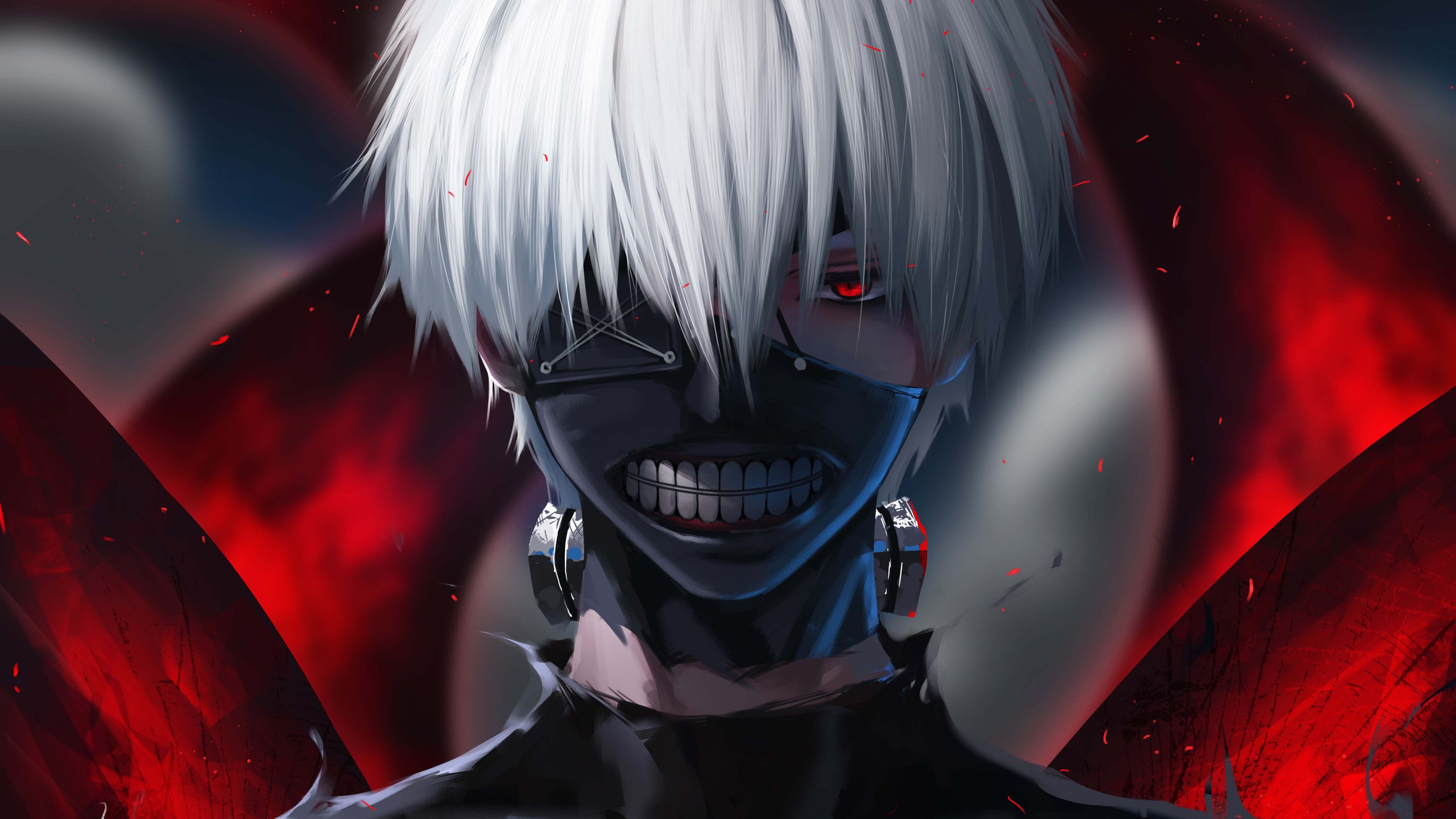 5120x2880 Tokyo Ghoul Mask Girl 4K 5K HD Wallpaper, Desktop