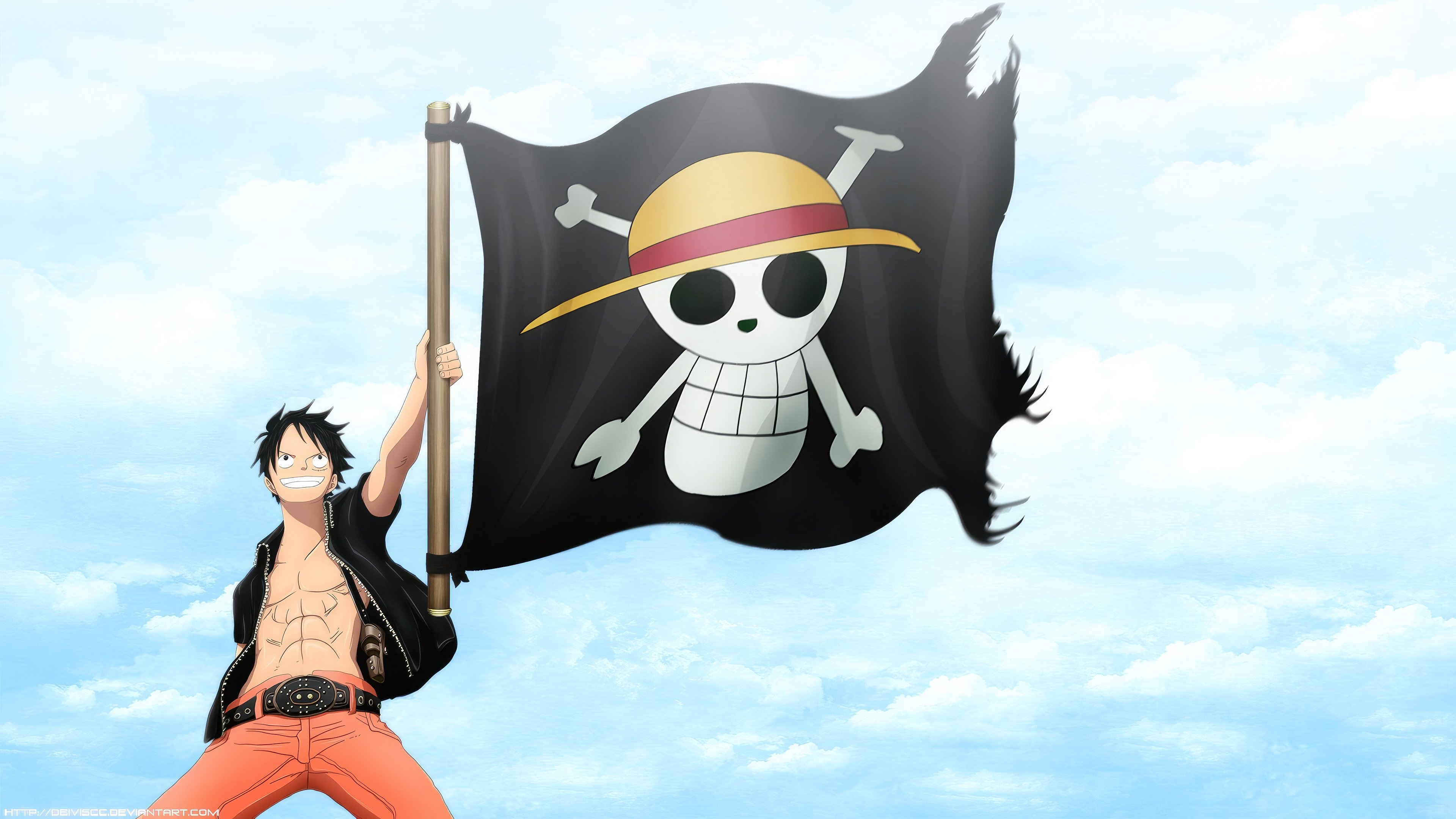 3840x2160 Monkey D Luffy One Piece Anime 4k Wallpaper, HD Anime Wallpaper, 4k Wallpaper, Image, Background, Photos and Picture, Desktop